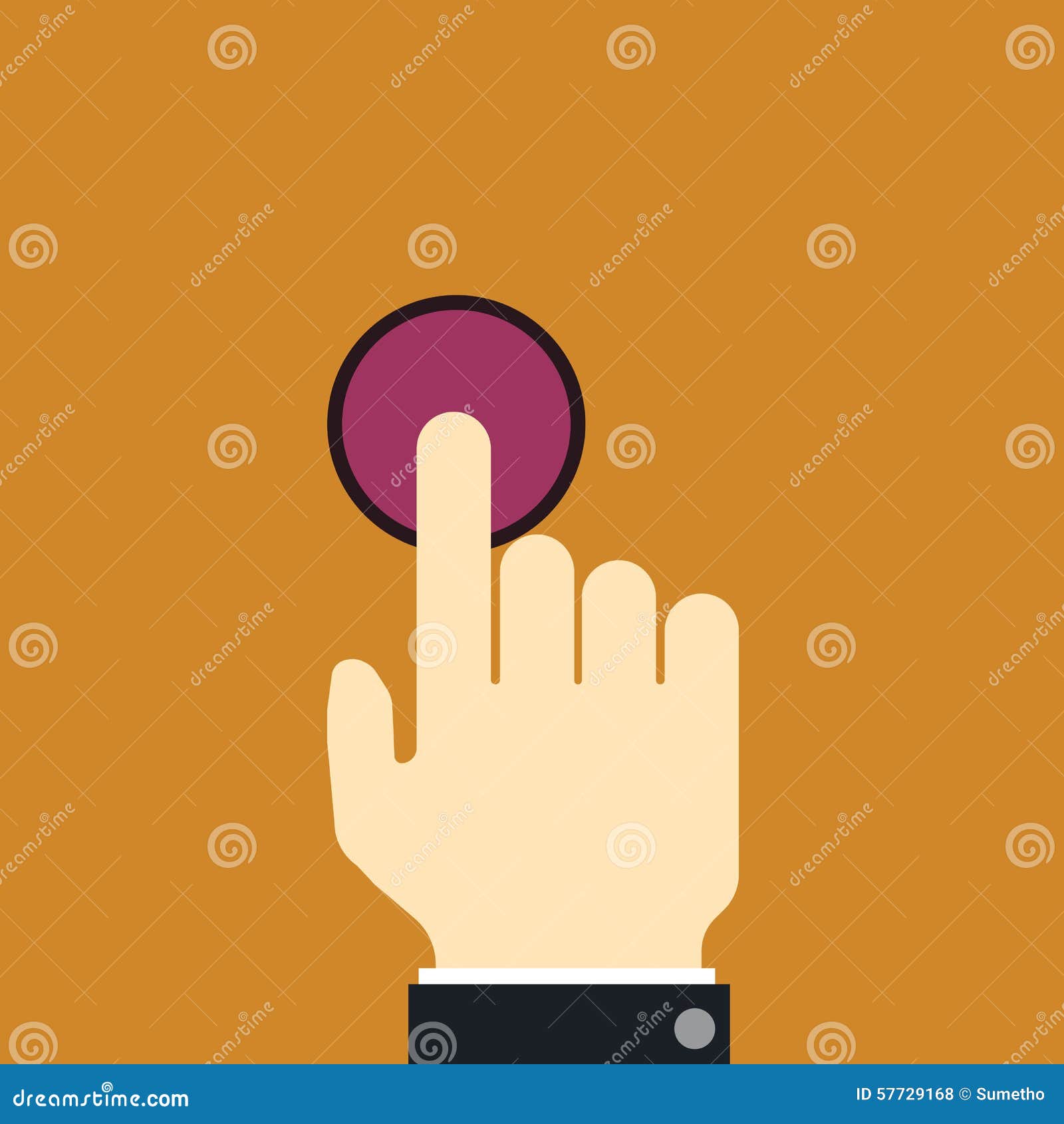 Free Vectors  Finger (where switch button is pressed) OFF