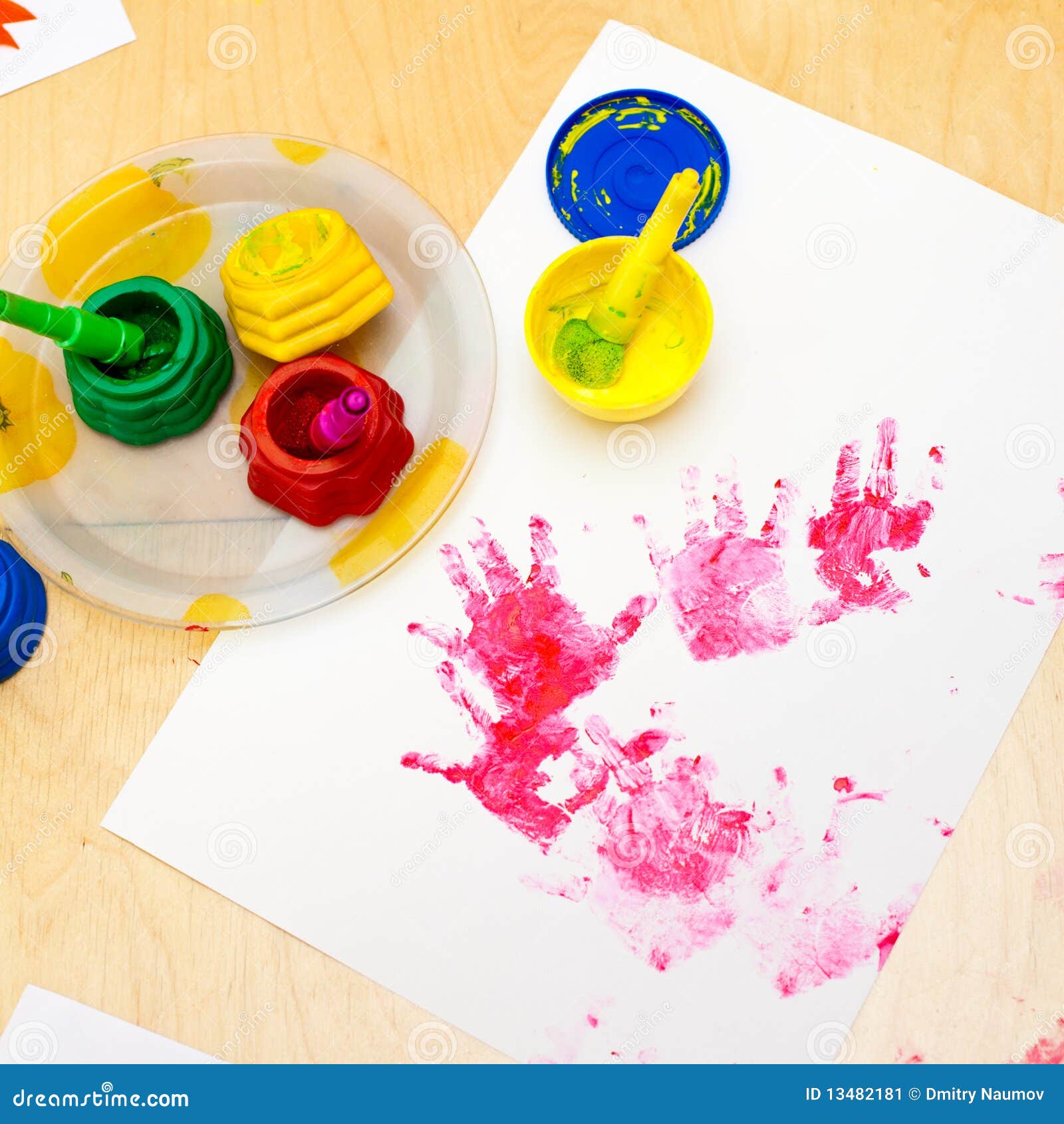 Fingerpaint stock image. Image of education, artist, fingerpaint 13482181
