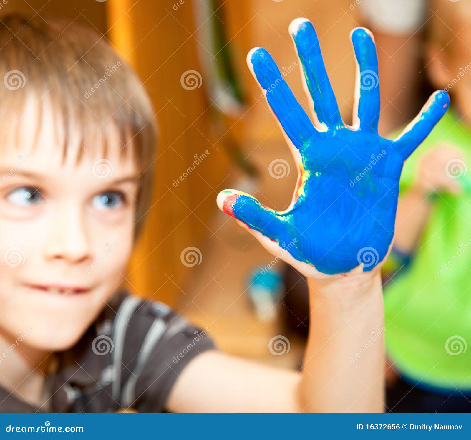 Fingerpaint stock photo. Image of cute, creativity, fingerpaint 16372656