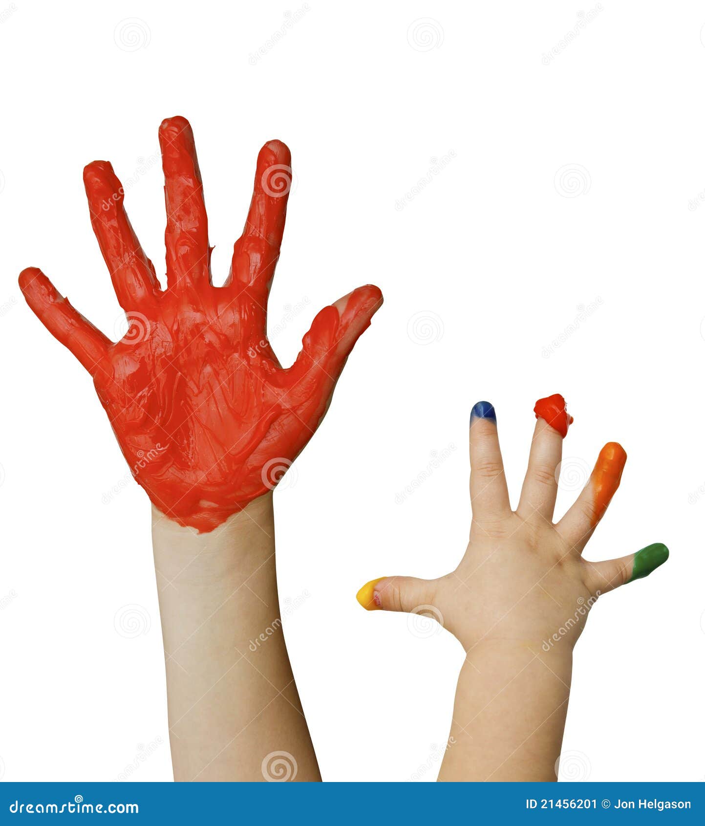 Fingerpainting stock image. Image of kids, isolated, finger - 21456201