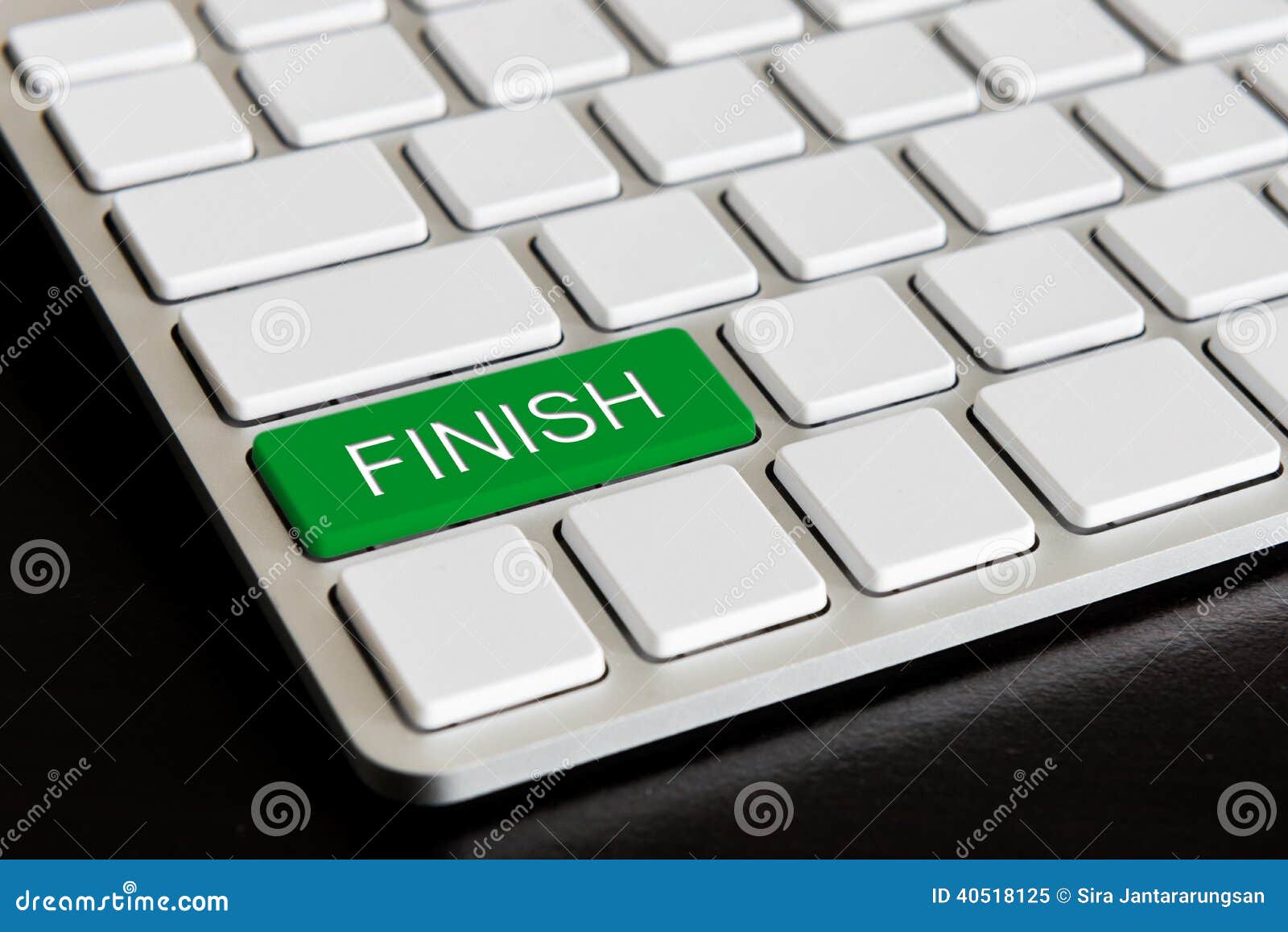 Finish Button on Computer Keyboard Stock Image Image of type, concept