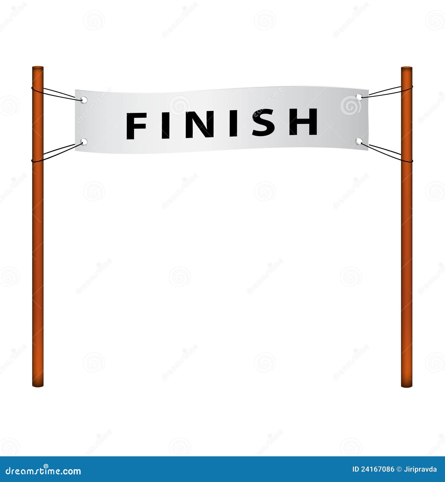 Finish line stock vector. Illustration of breaking, spurt - 24167086