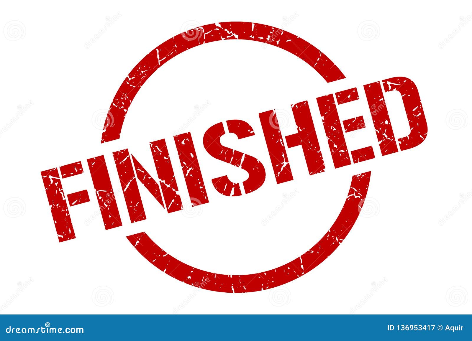 When finished with