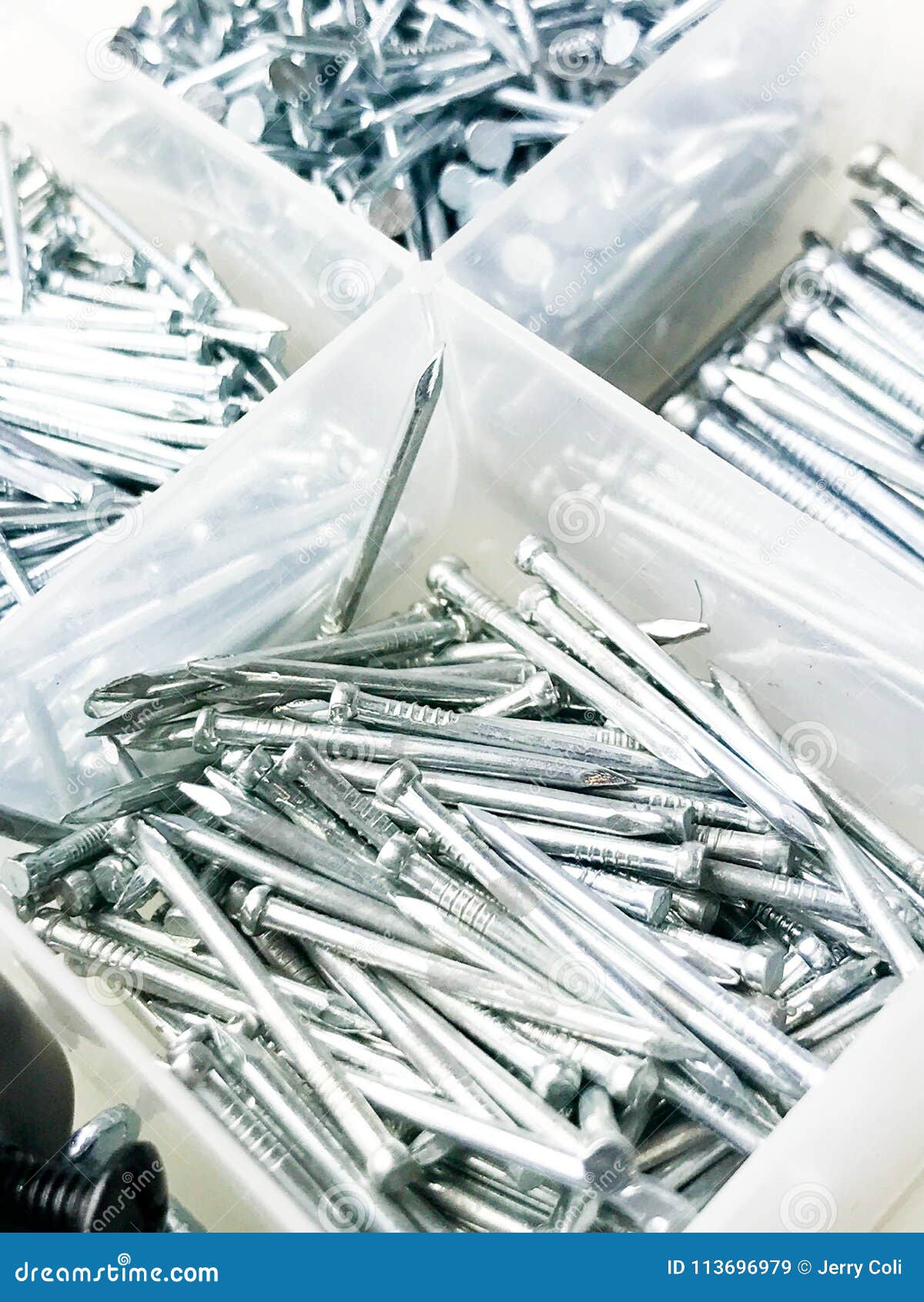 Finishing Nails stock image. Image of steel, finishing 113696979