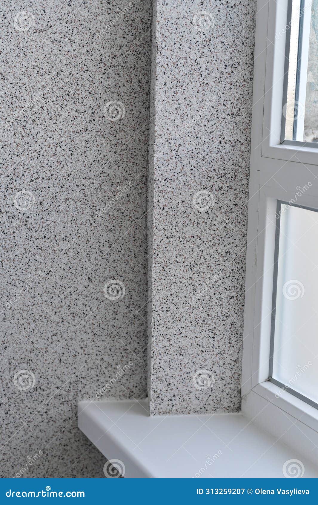 Finishing of the Plastic Window and Window Sill in the Interior of the