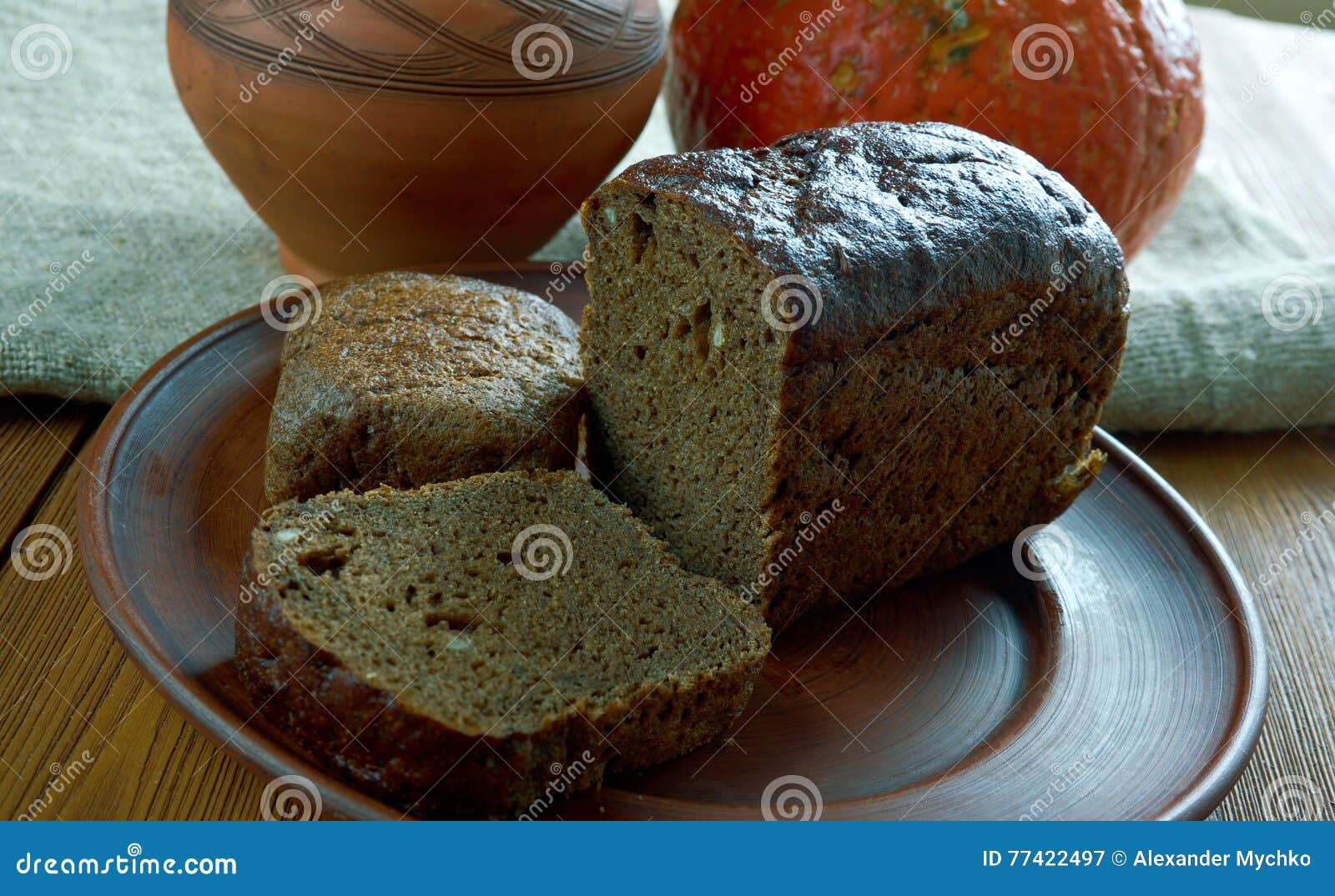 Finnish rye bread stock image. Image of diet, musta, bakery 77422497