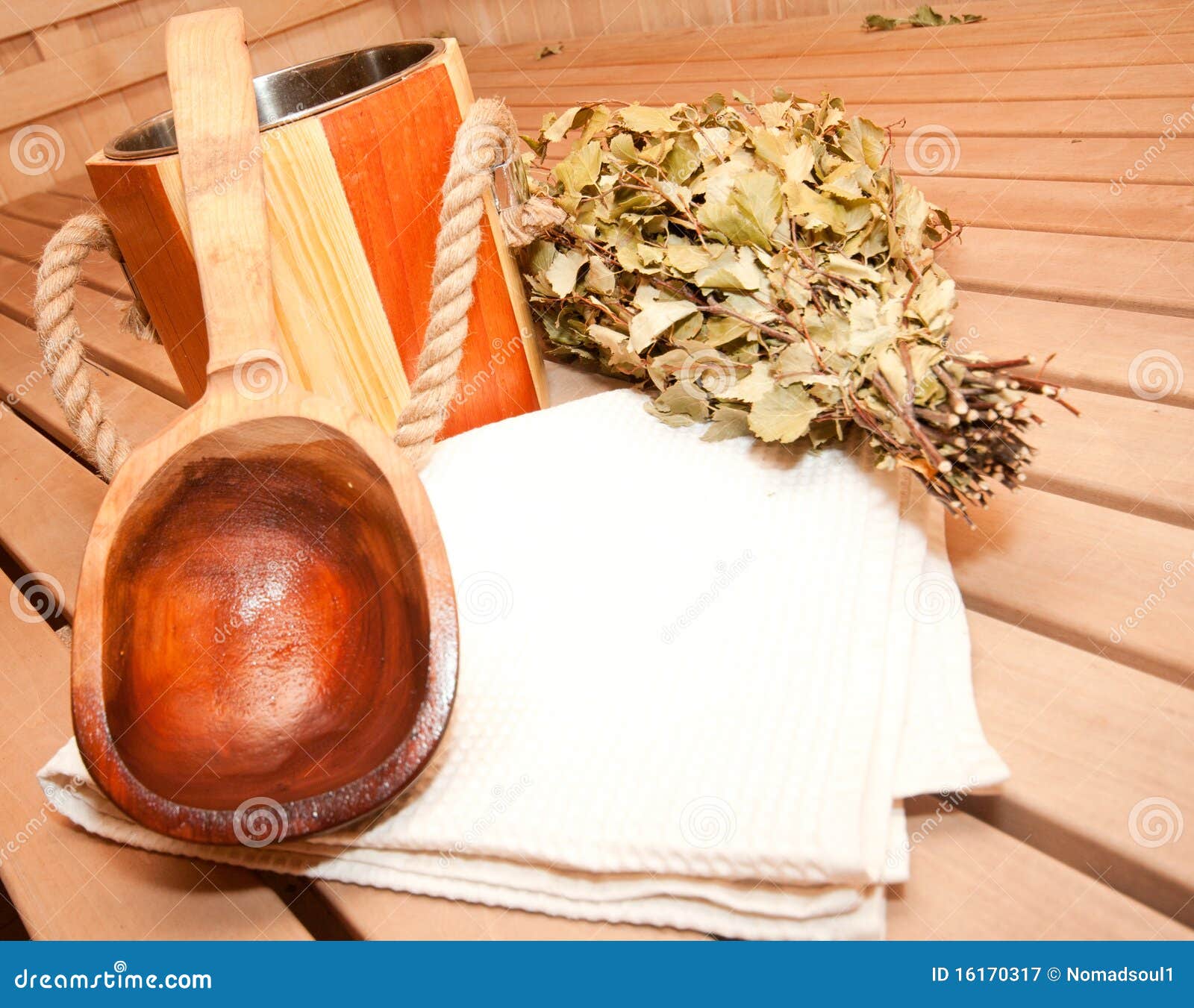 Finnish sauna accessories stock image. Image of care 16170317