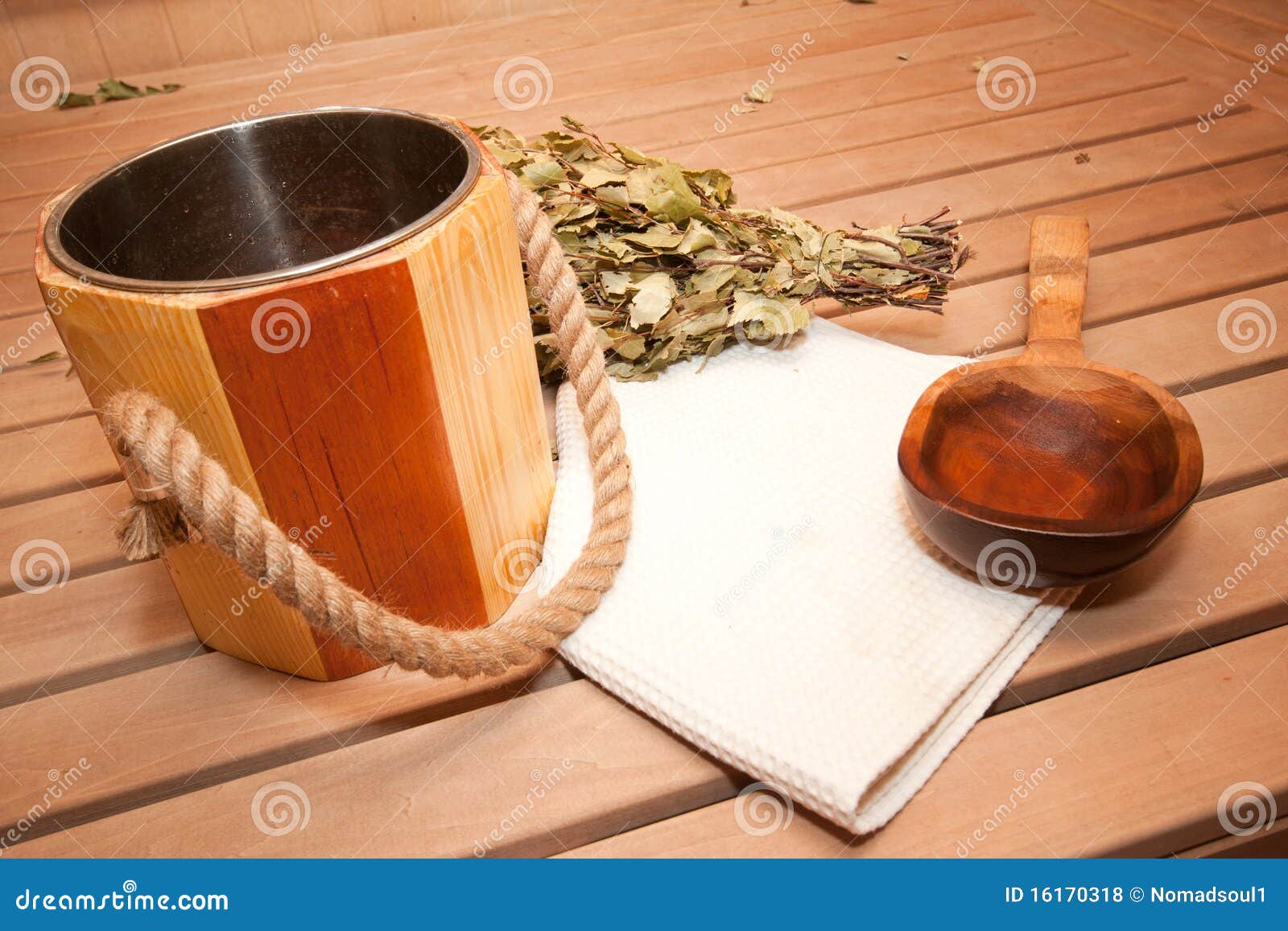 Finnish sauna accessories stock photo. Image of enjoyment 16170318