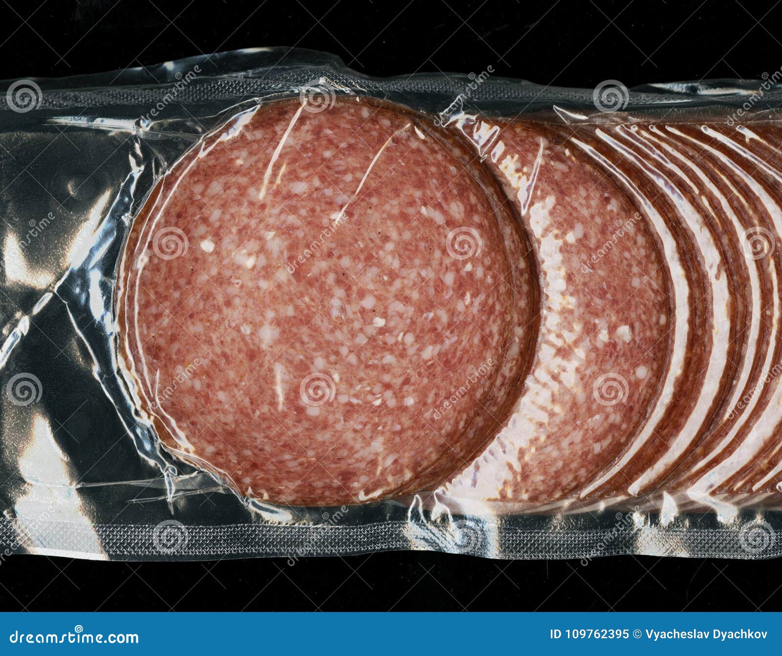 Download Finnish Sausage Salami Sliced Round Slices In Plastic Packaging Stock Image Image Of Boiled Fresh 109762395 Yellowimages Mockups