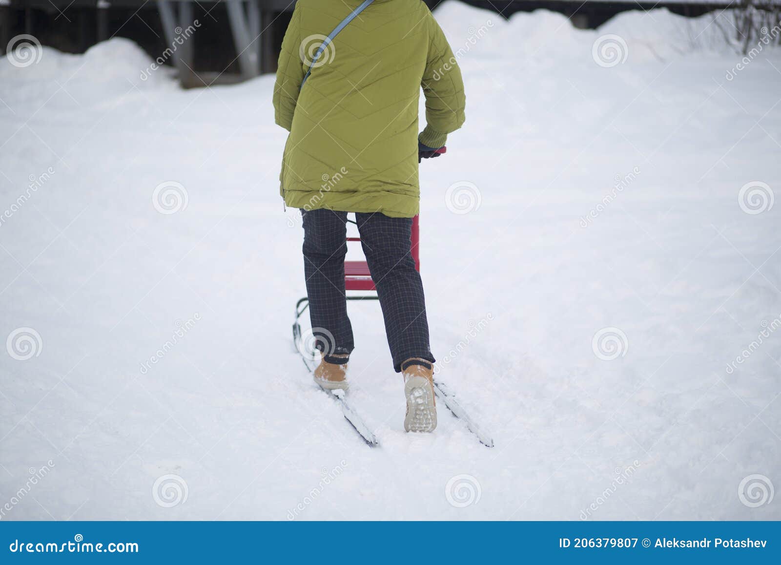 Finnish Sled To Ride in the Snow Stock Image Image of alaska, winter