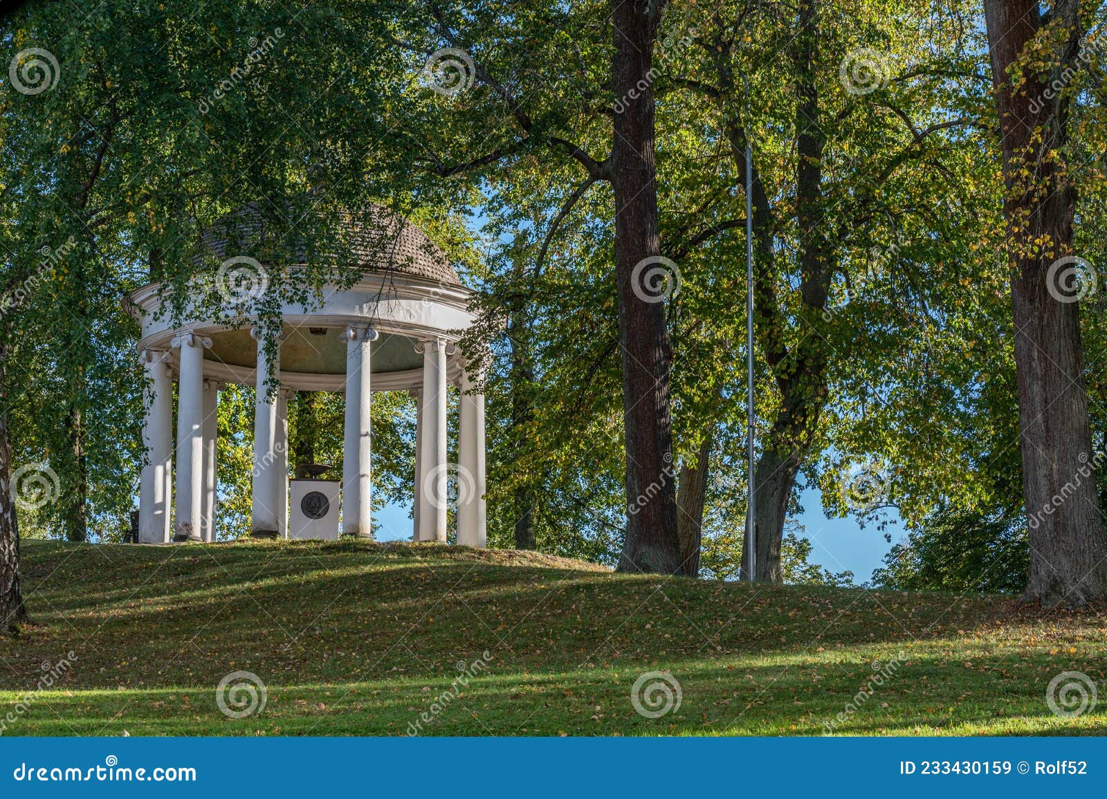 The Aurora Temple in Finspang Editorial Stock Image Image of