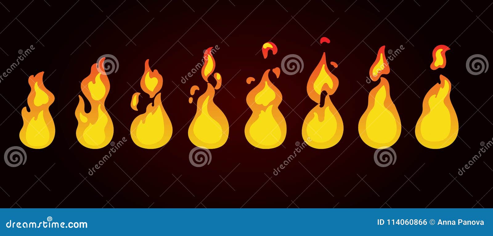 Fire Animation Sprites. Animation for Game or Cartoon. Stock Vector - Illustration of magic, items: 114060866 Fire Animation Sprites. Animation for Game or Cartoon. Stock Vector - Illustration of magic, items: 114060866