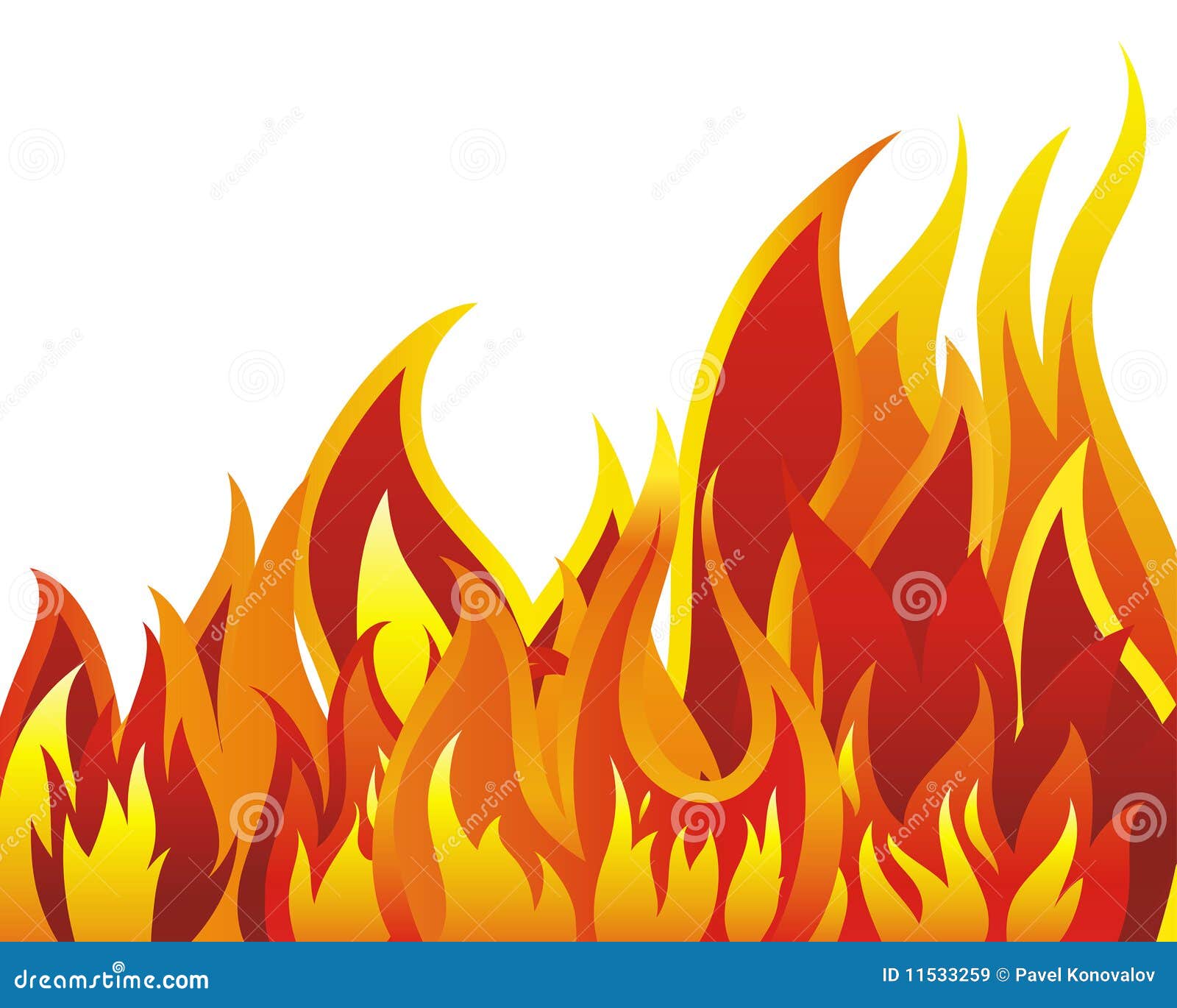 Fire Background Stock Vector Illustration Of Elements 11533259