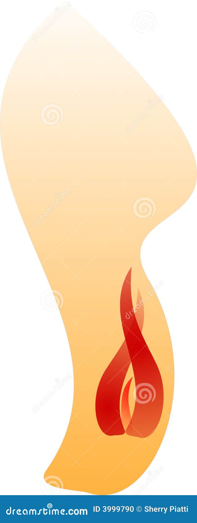 Fire in the Belly stock illustration. Illustration of stomach 3999790