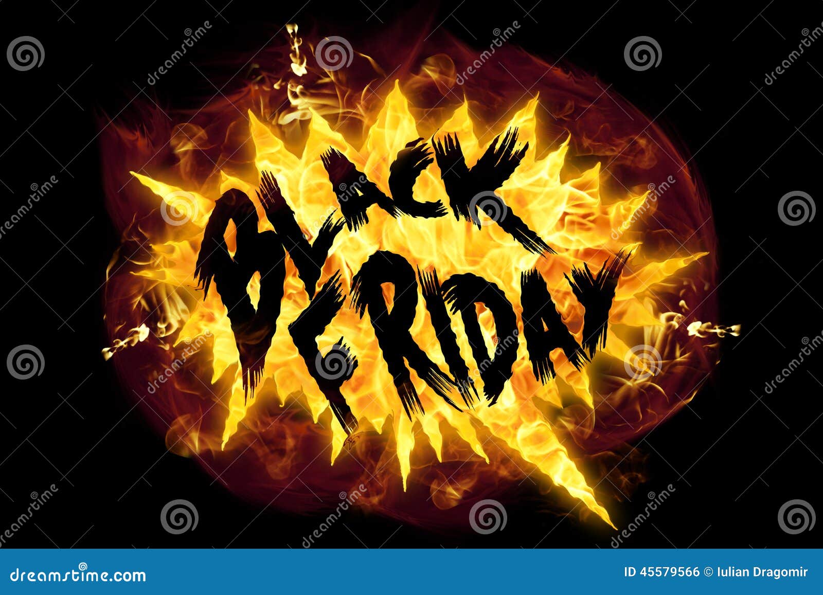 Fire Black Friday stock illustration. Illustration of firey 45579566