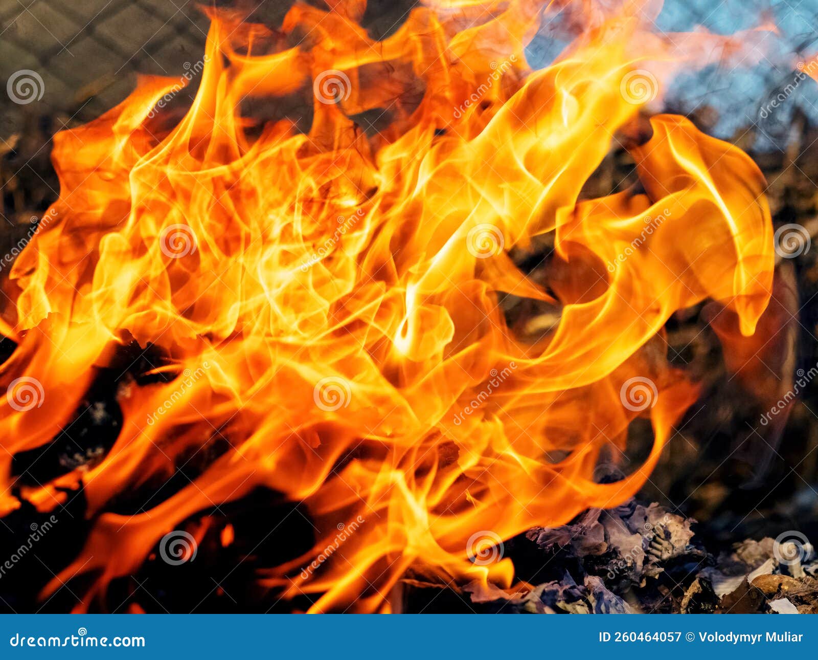 Fire Blaze. Abstract Blaze, Fire, Flame Texture for Banner, Background