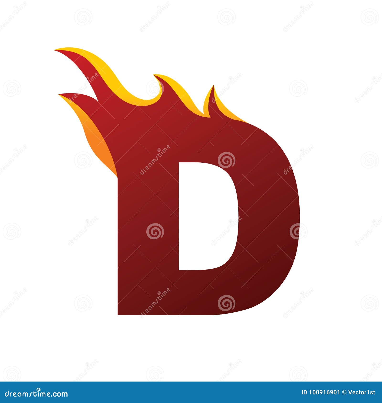 Fire Burn Initial Letter Alphabet Stock Vector - Illustration of logo ...