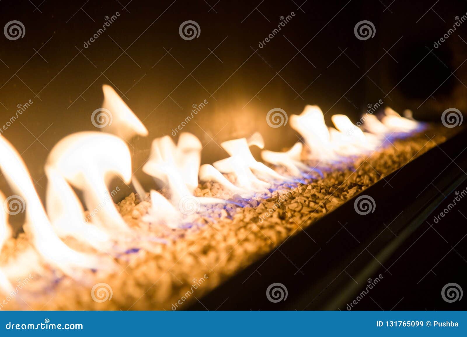 Fire Burning in a Brazier on Stones Stock Image Image of chinese
