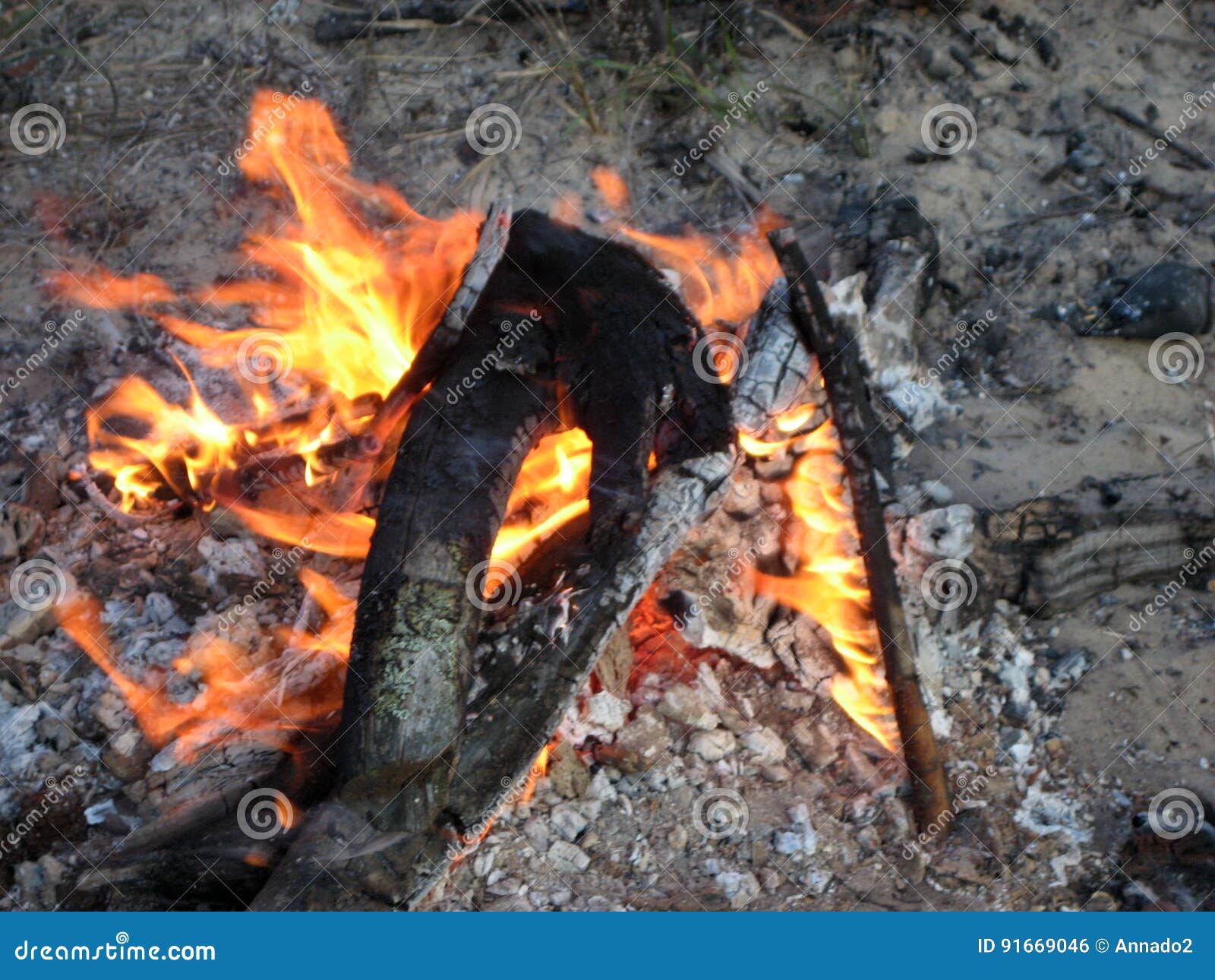 A fire of burning coals stock photo. Image of blaze, light - 91669046