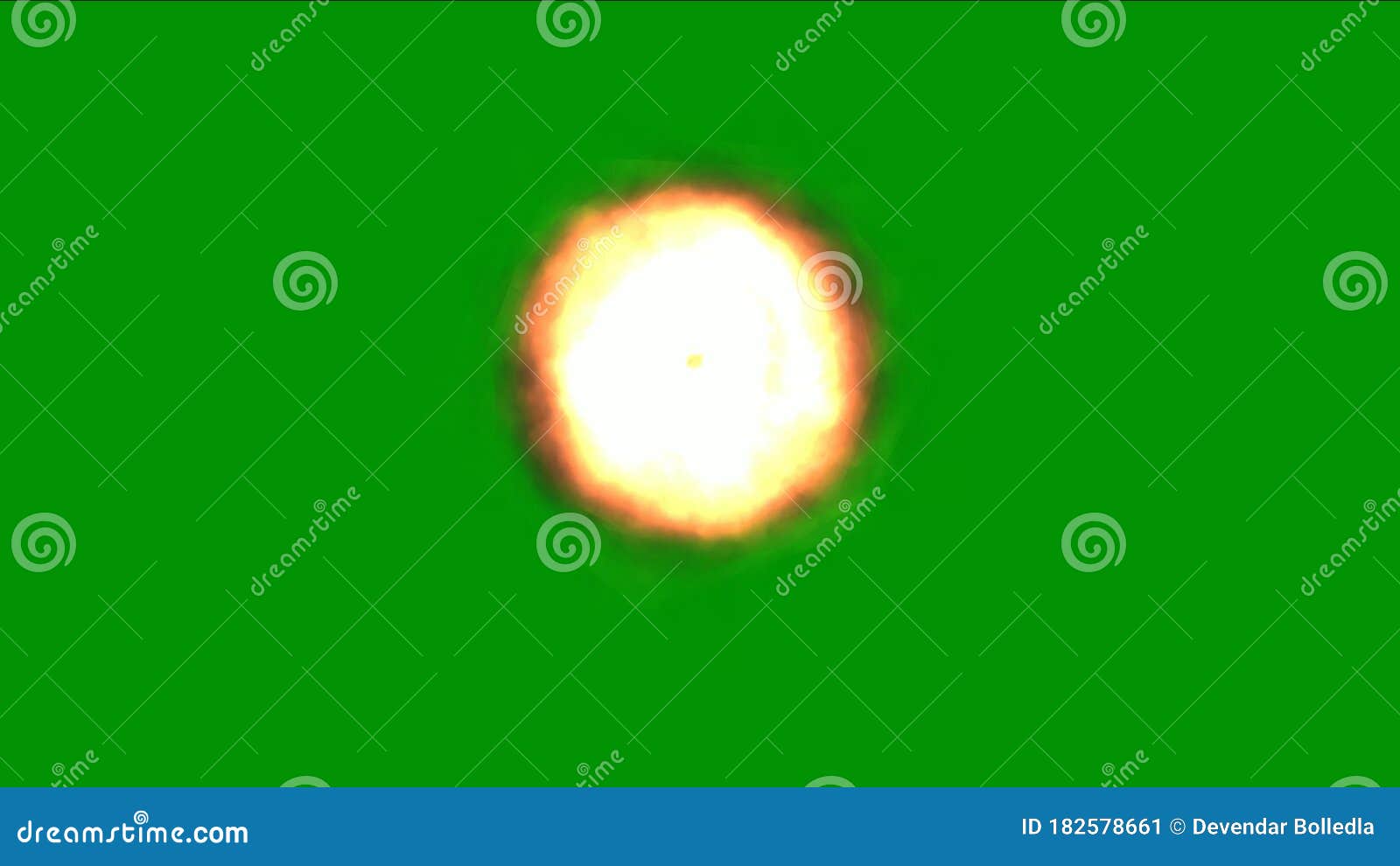 Fire Circle with Green Screen Background Stock Video Video of heat