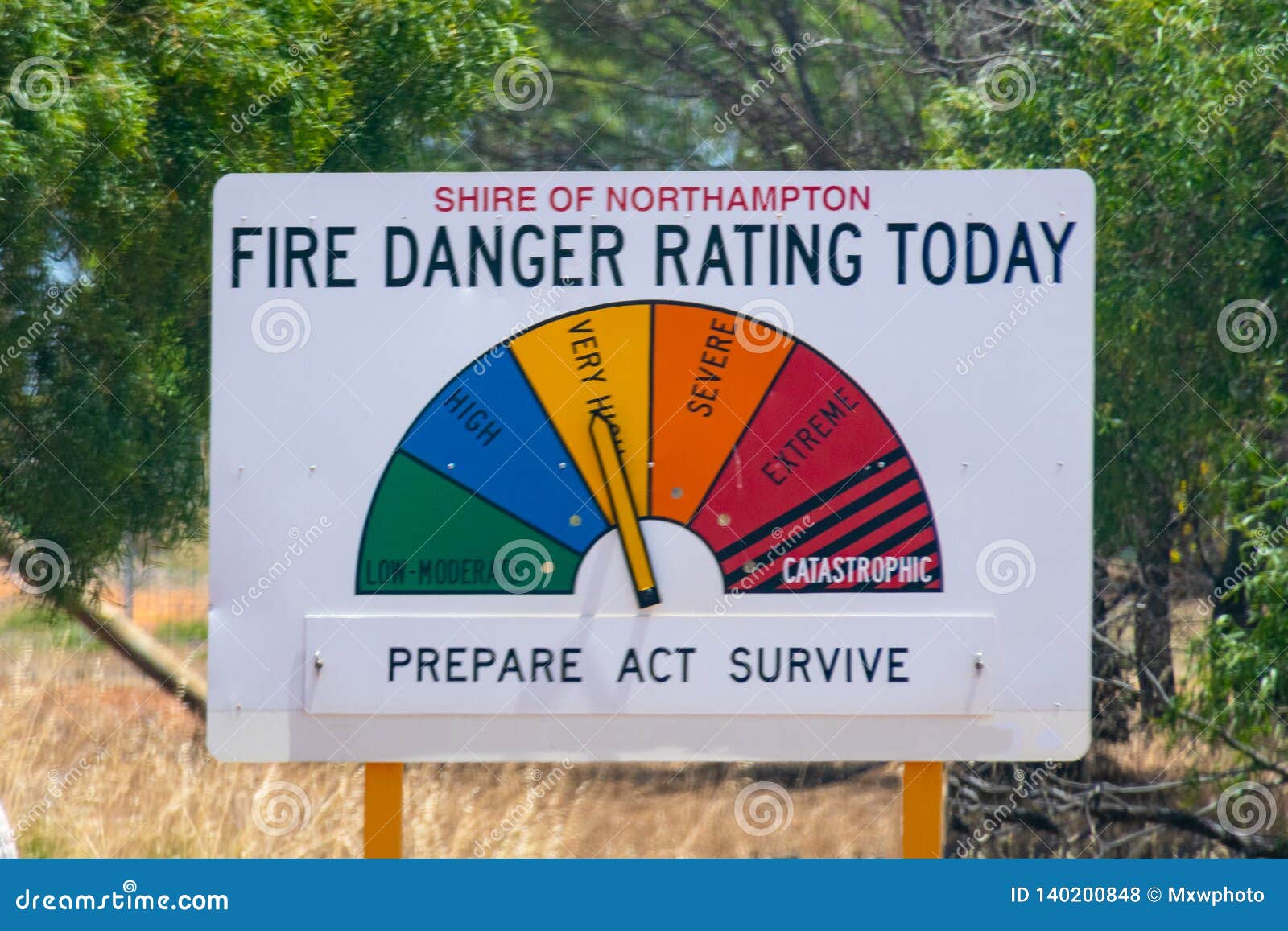 Fire Danger Rating Today Street Sign In Australia Stock Photo Image fire-danger-rating-today-street-sign-in-australia-stock-photo-image