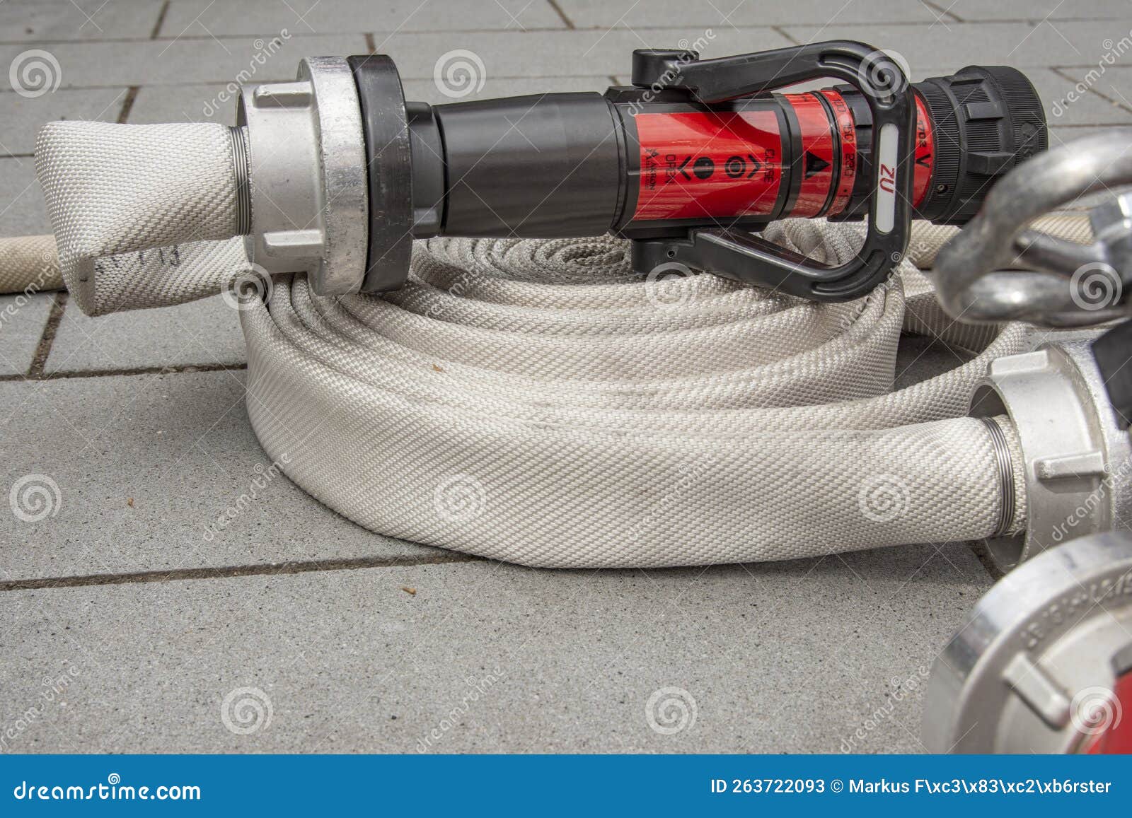 Fire Department Equipment Trolley Stock Image Image of tire, station