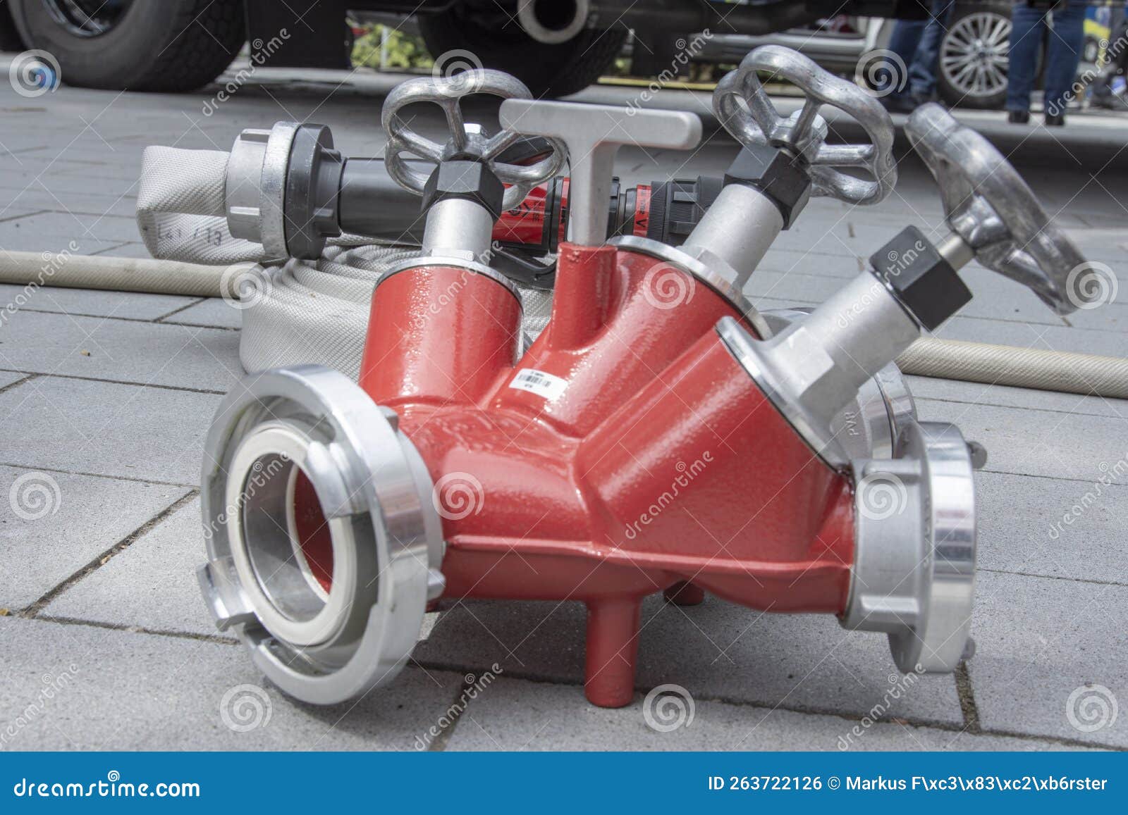 Fire Department Equipment Trolley Stock Photo Image of wheel, machine