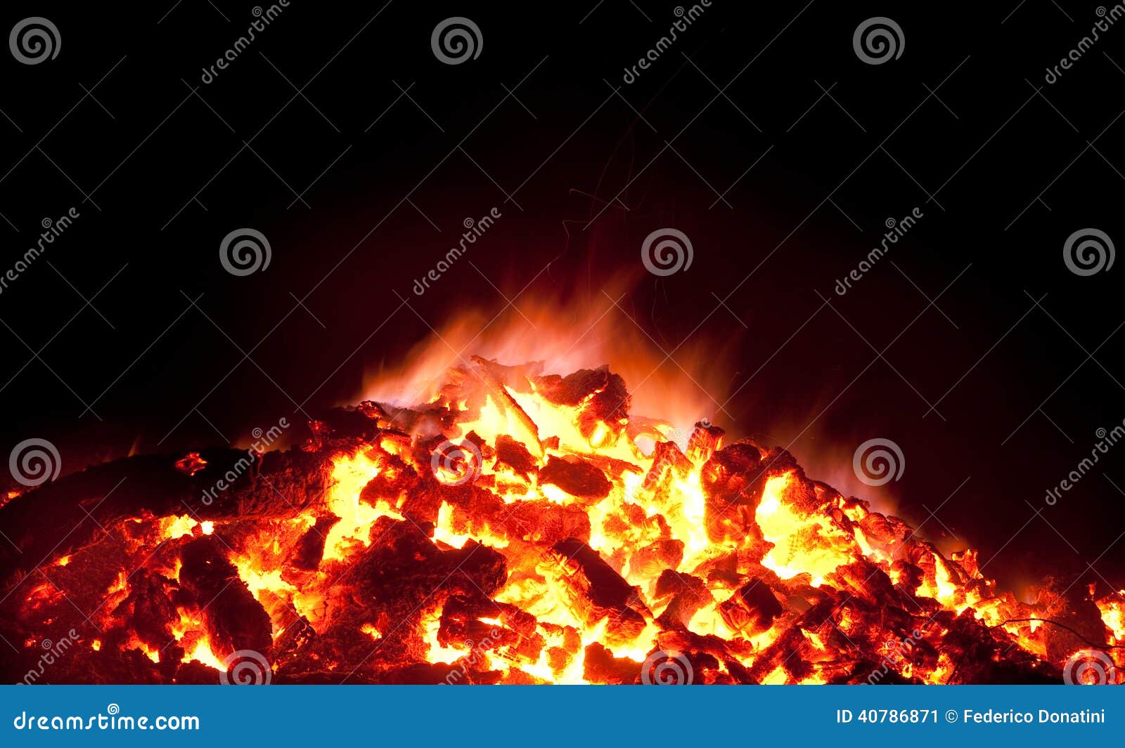 Fire stock image. Image of dangerous, blazing, embers 40786871