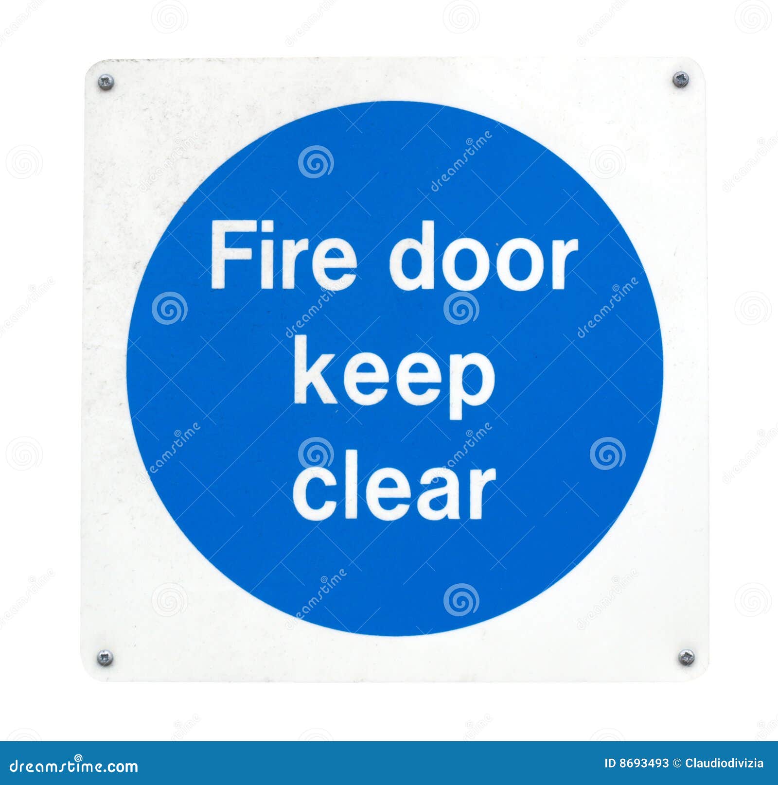 Fire door stock image. Image of warning, isolated, risk 8693493