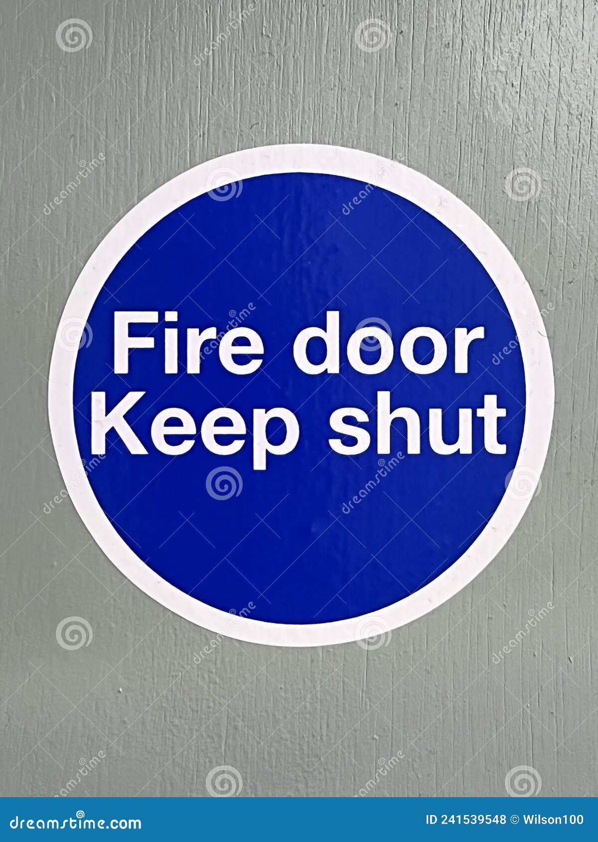 Fire Door sign stock photo. Image of emergency, sign 241539548