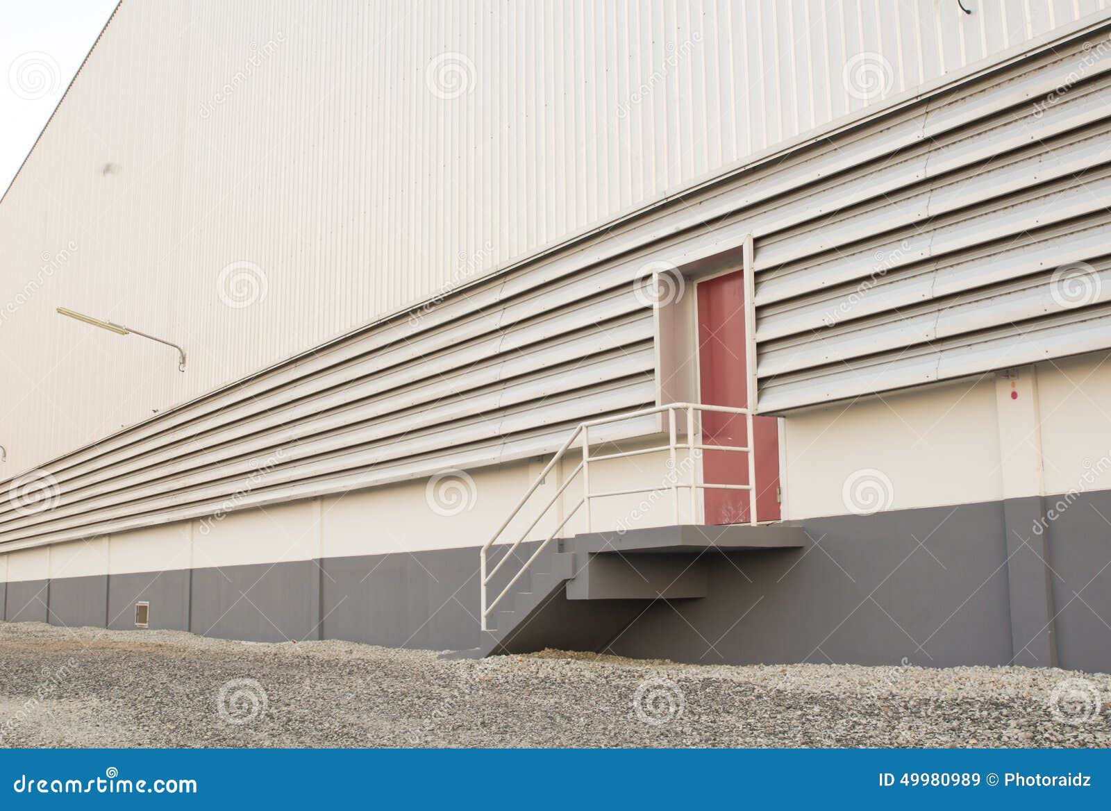 Fire Doors of the Warehouse Stock Image Image of escape, interior