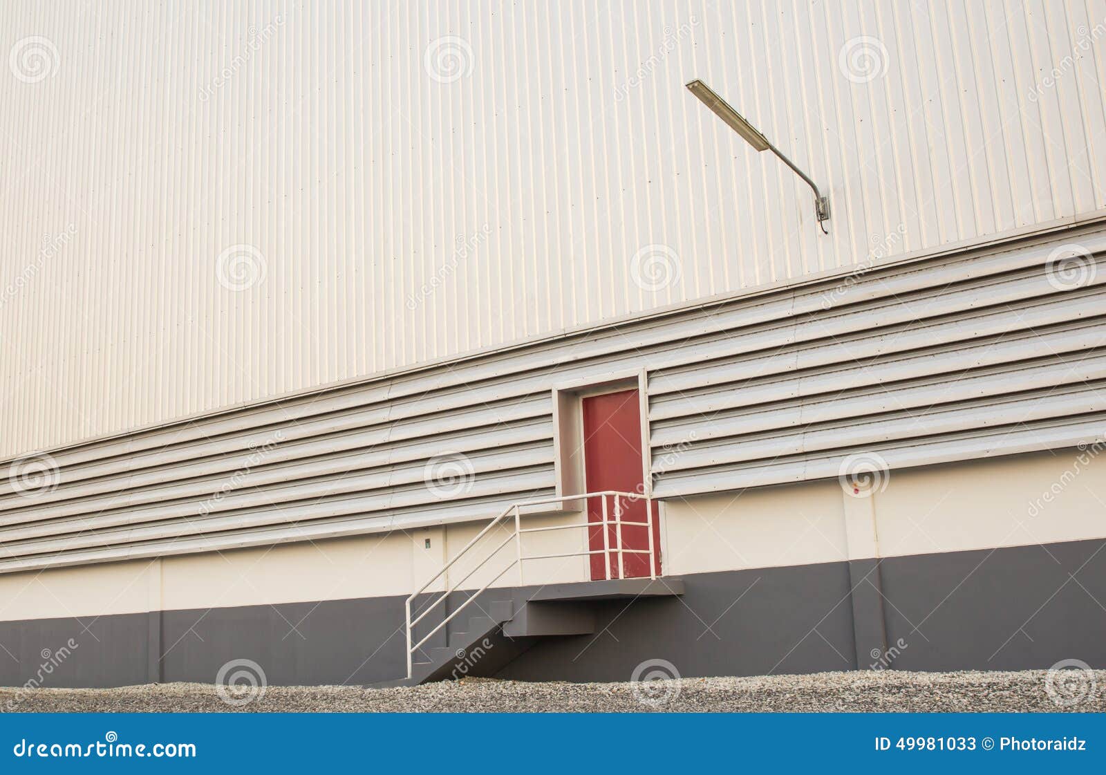 Fire Doors of the Warehouse Stock Image Image of ladder, home 49981033