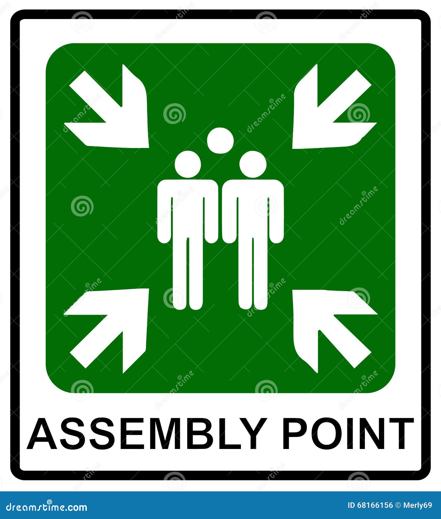 fire emergency icons.  . fire assembly point.