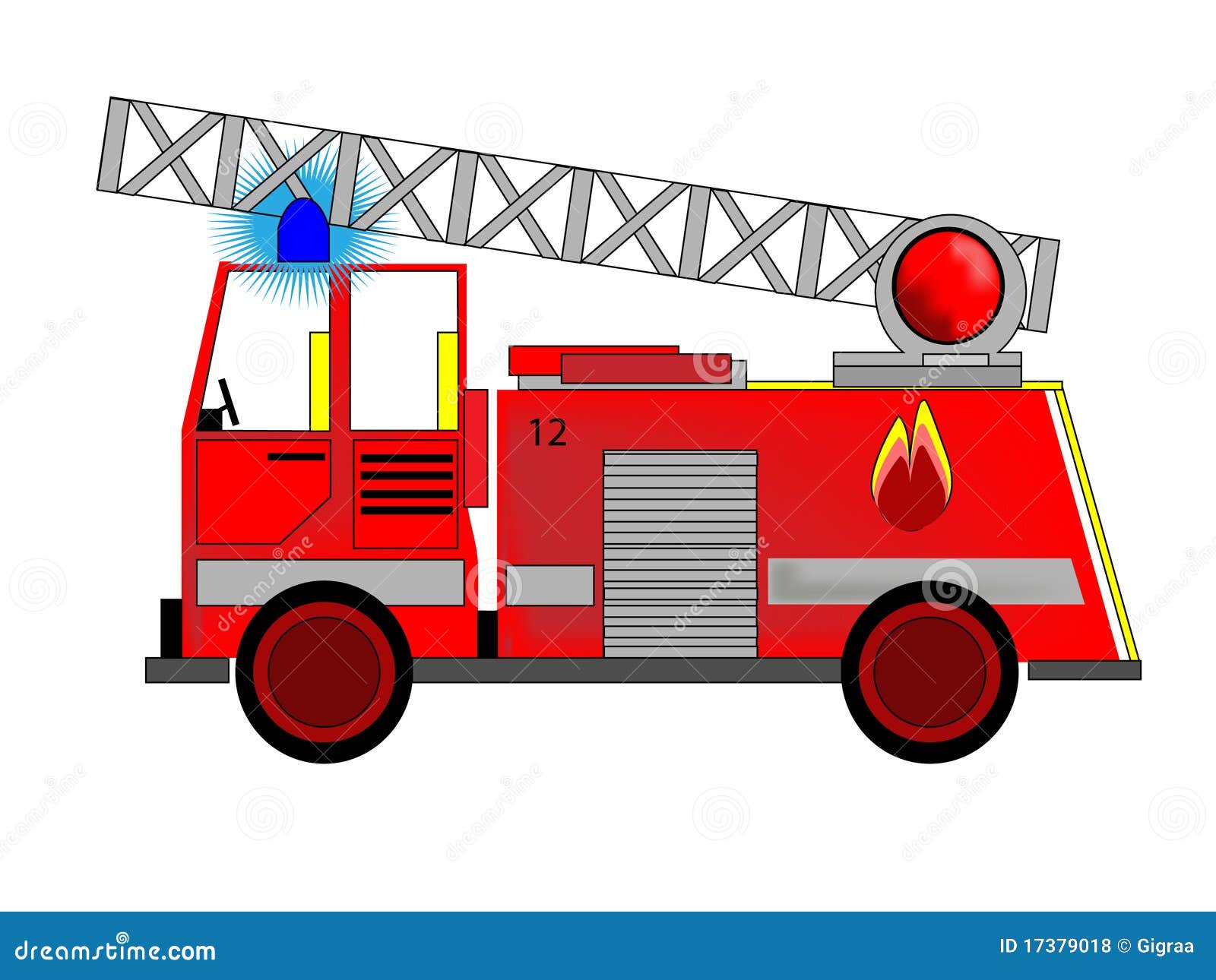 fire engine stock vector