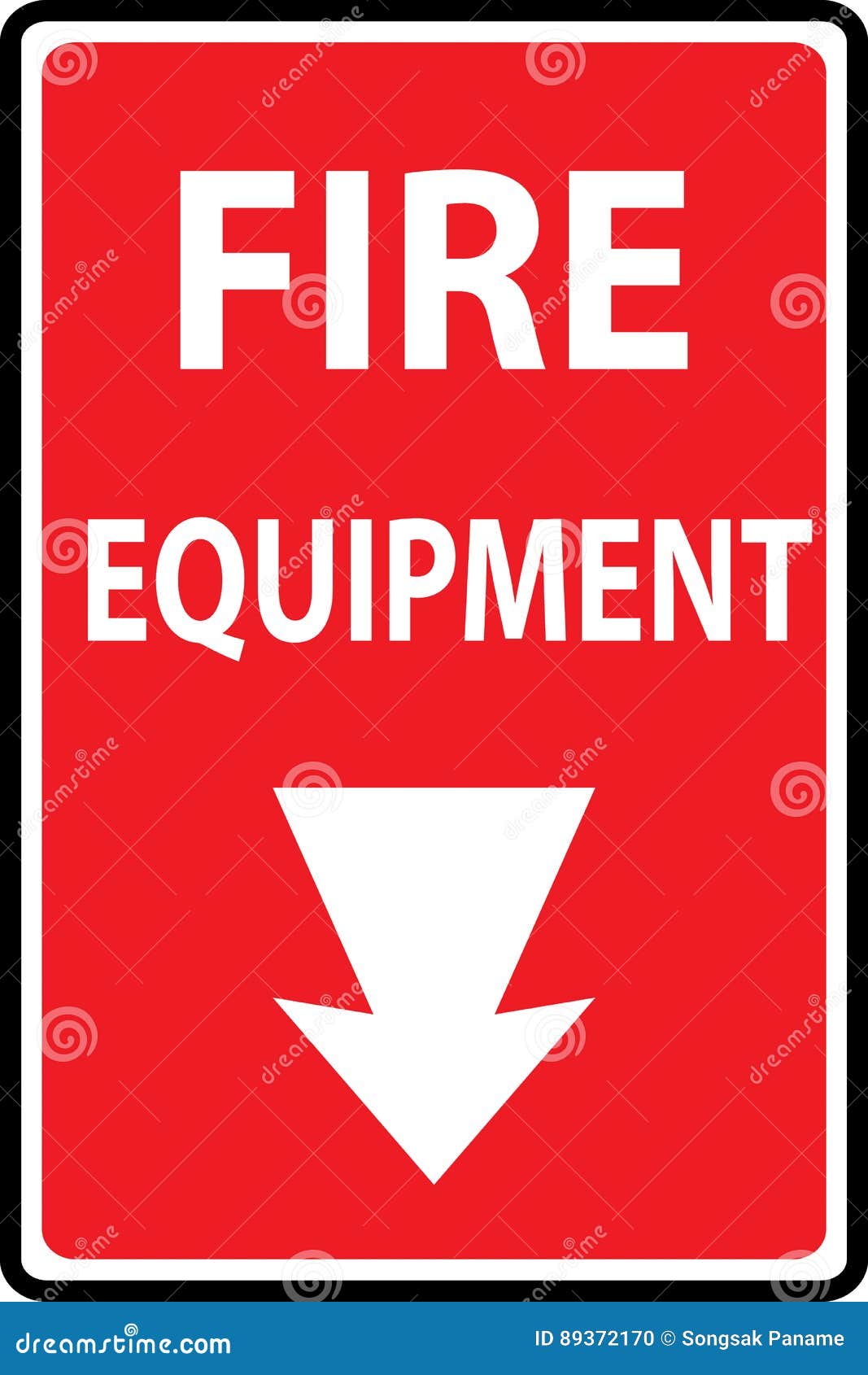 Fire equipment signs stock illustration. Illustration of extinguisher