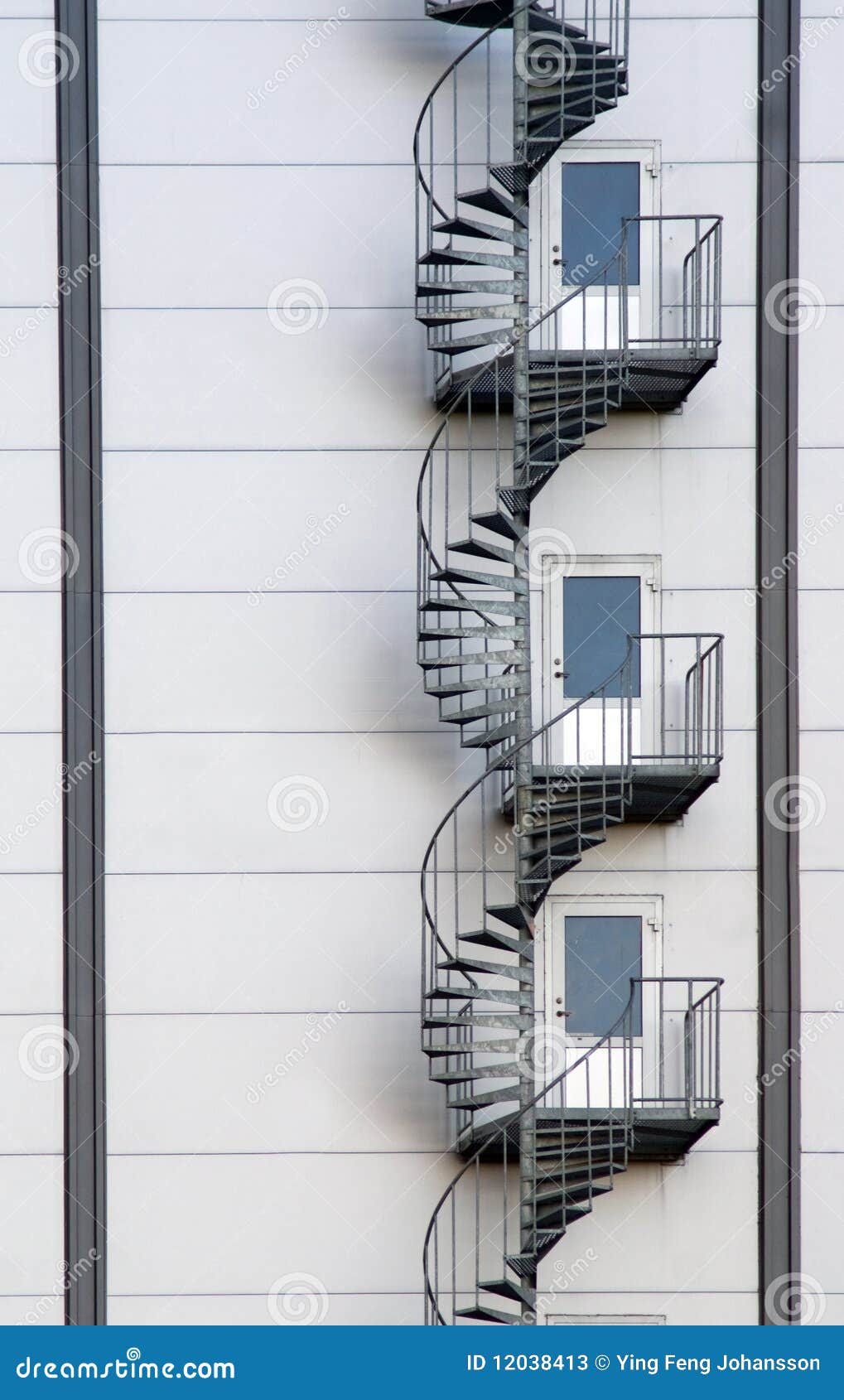 Fire escape stock image. Image of backgrounds, exterior - 12038413