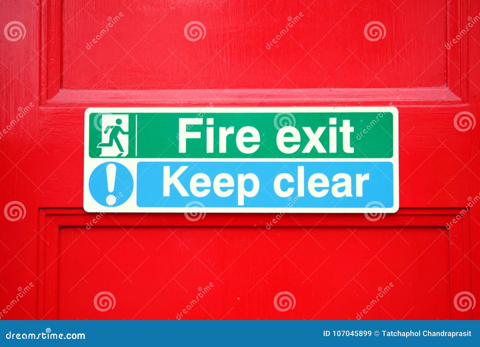 fire exit scene.