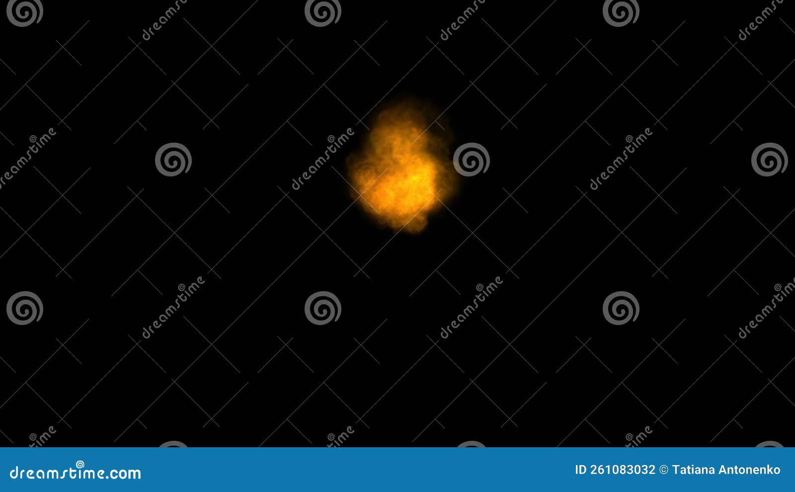 fire explosion for intro, s for , on black background. flames and sparks. realistic fire simulation.