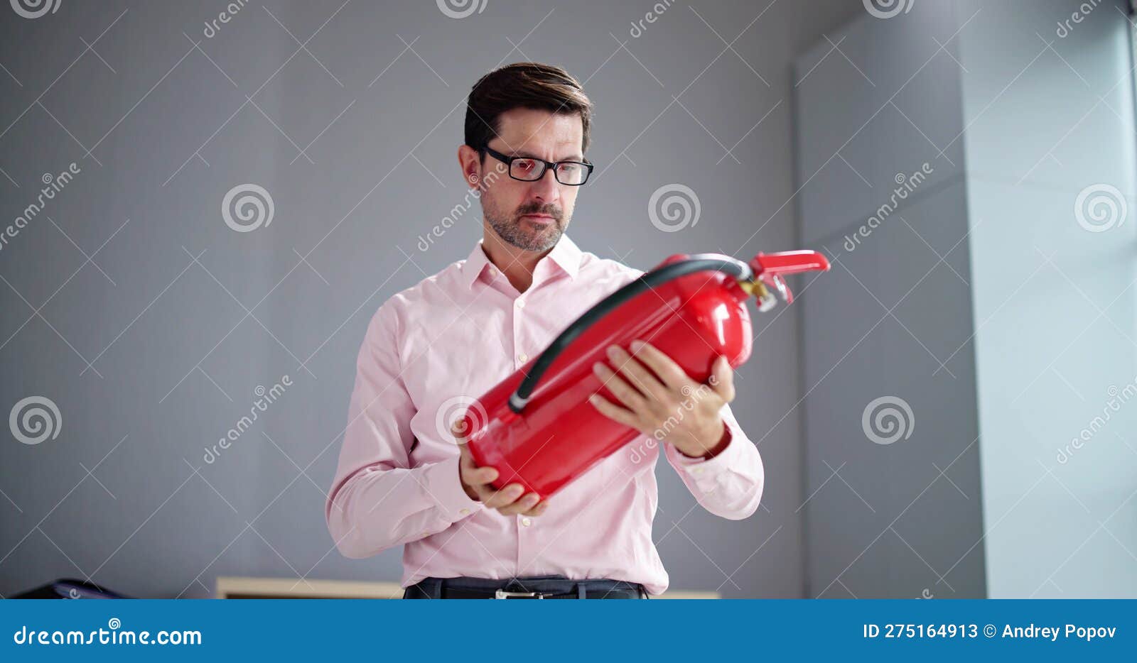 Fire Extinguisher Check at Home Stock Image Image of maintenance, prevention 275164913