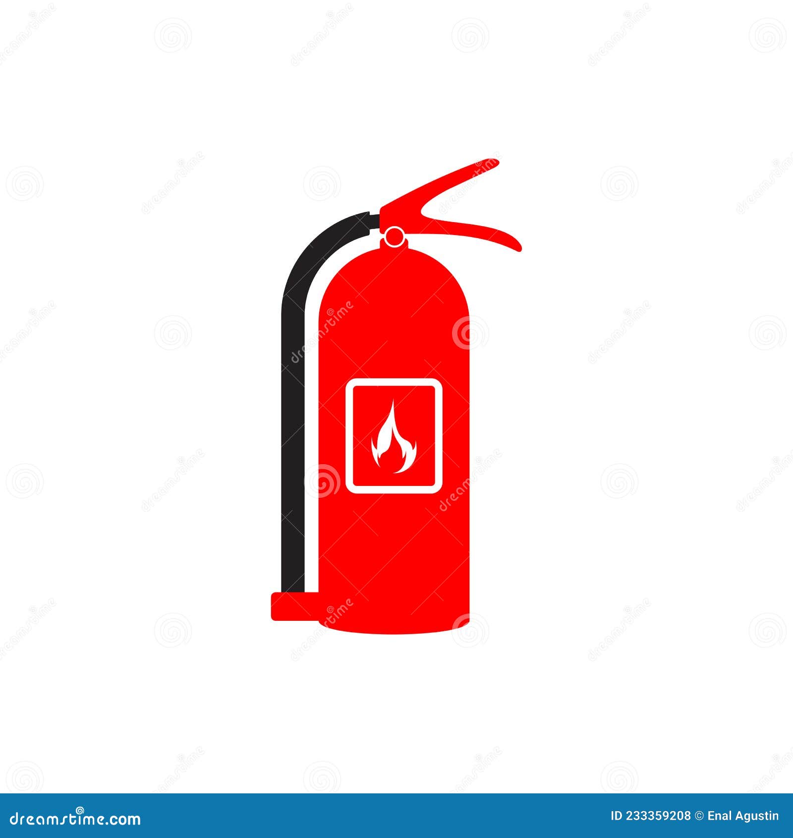 Fire Extinguisher Icon Logo Design Stock Vector Illustration of