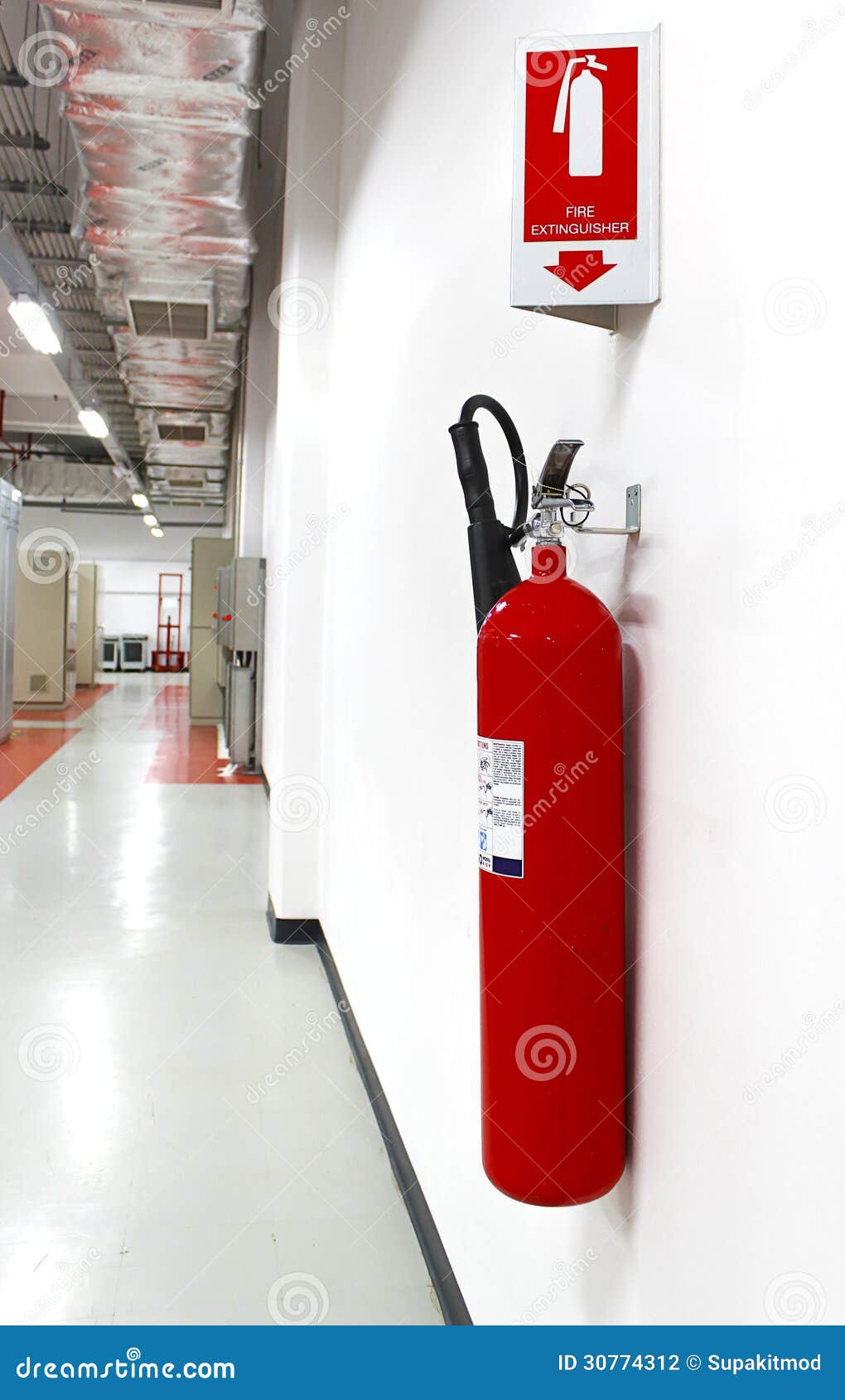 Fire extinguisher stock photo. Image of danger, safety 30774312