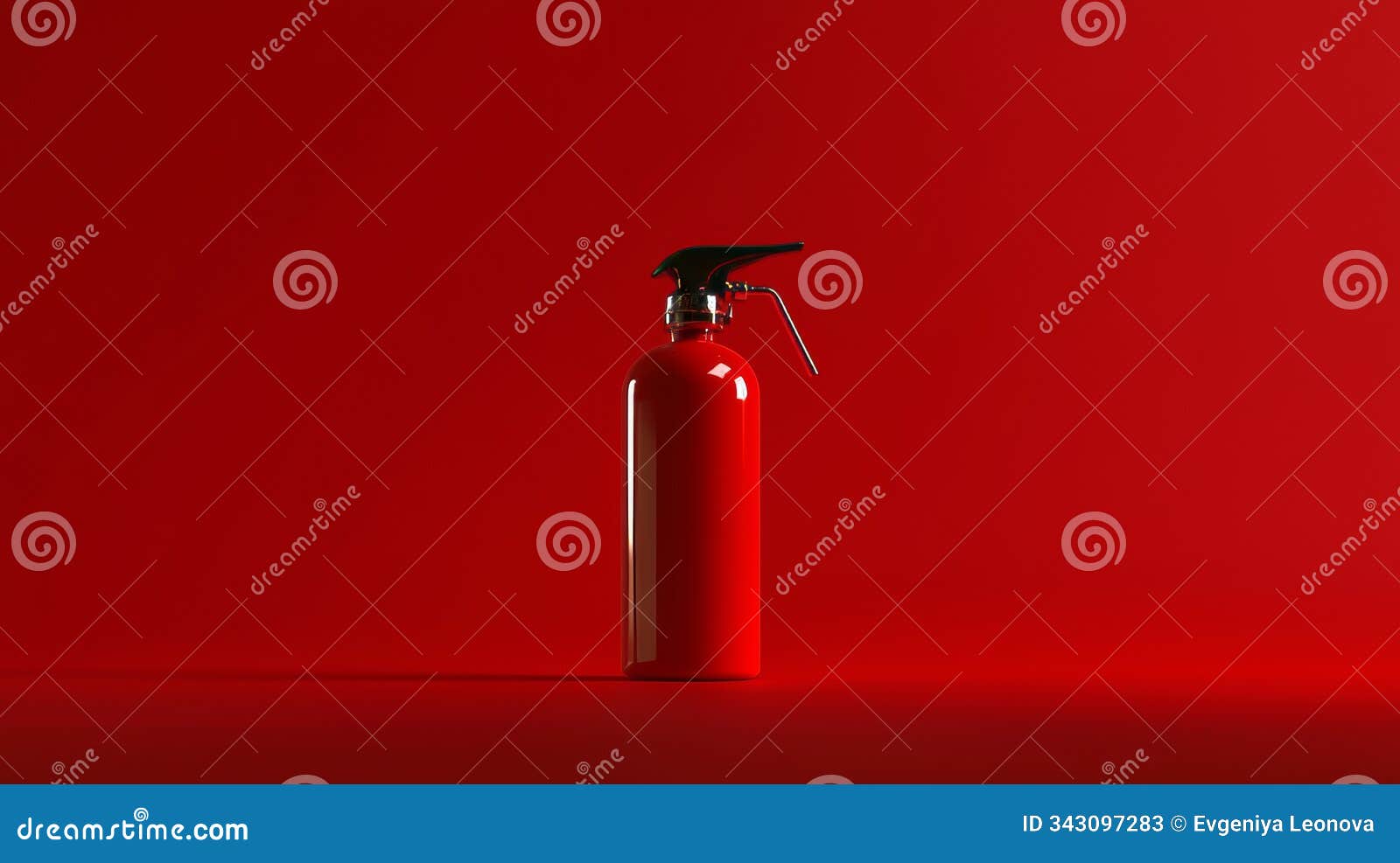 fire extinguisher set against a simple background for safety and emergency preparedness