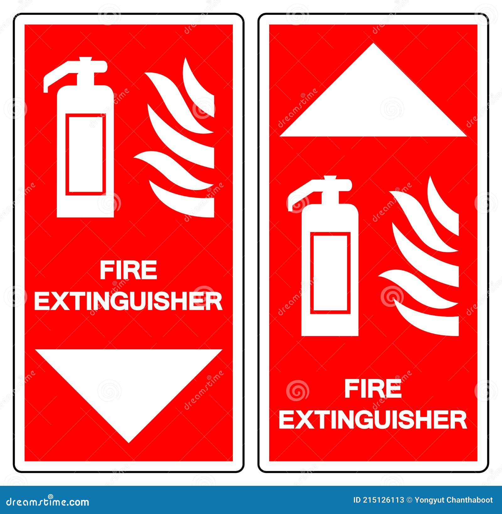 Fire Extinguisher Symbol Sign ,Vector Illustration, Isolate on White