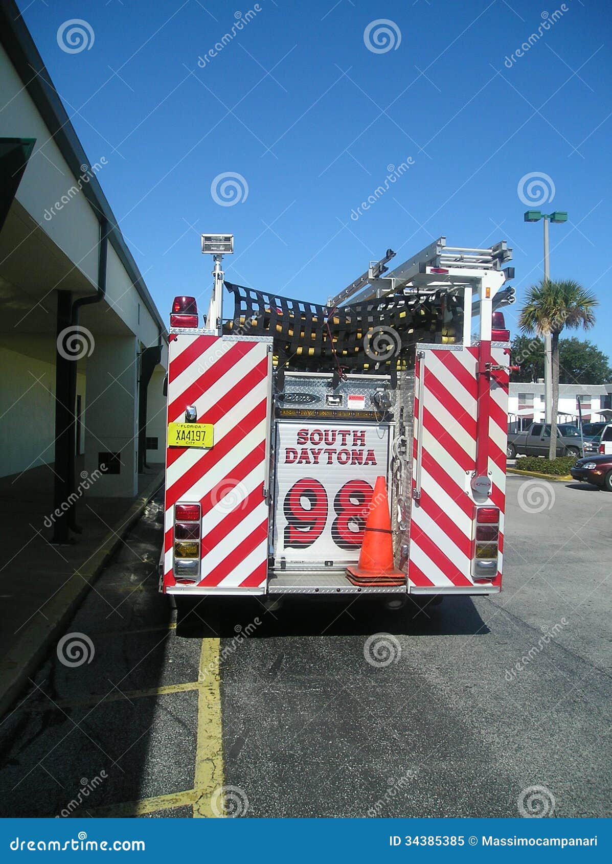 Fire Fighters Truck editorial image. Image of smoke, jeopardy 34385385