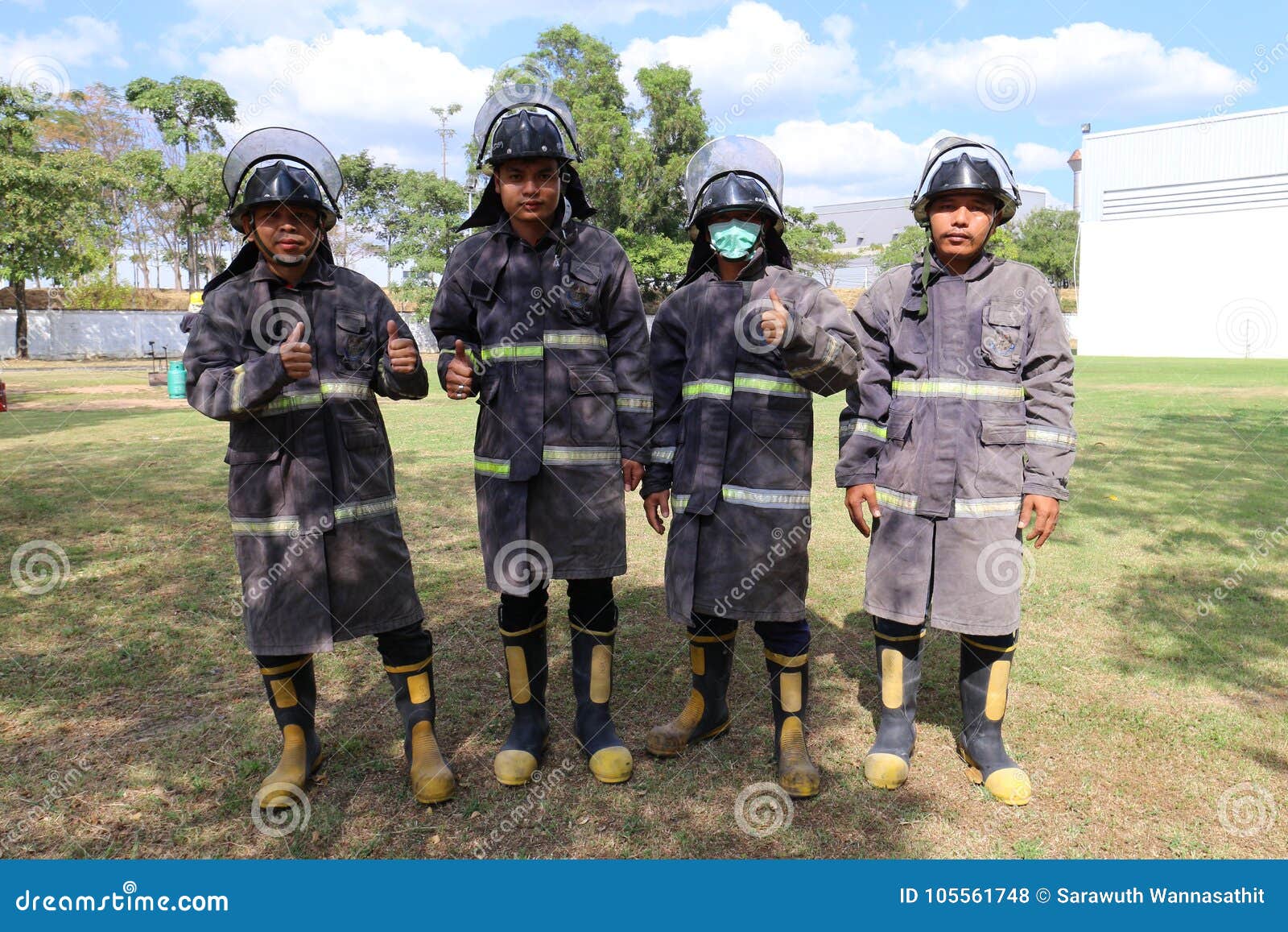 Fire Fighting Training in Thailand Editorial Stock Photo Image of