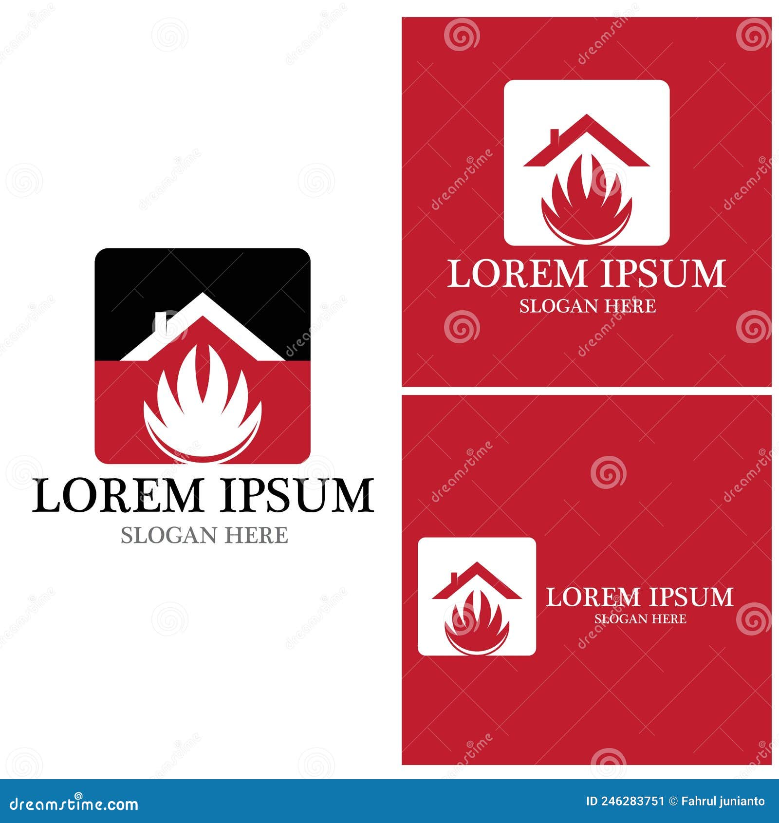 Fire Flame Icon and Symbol Vector Illustration Stock Vector