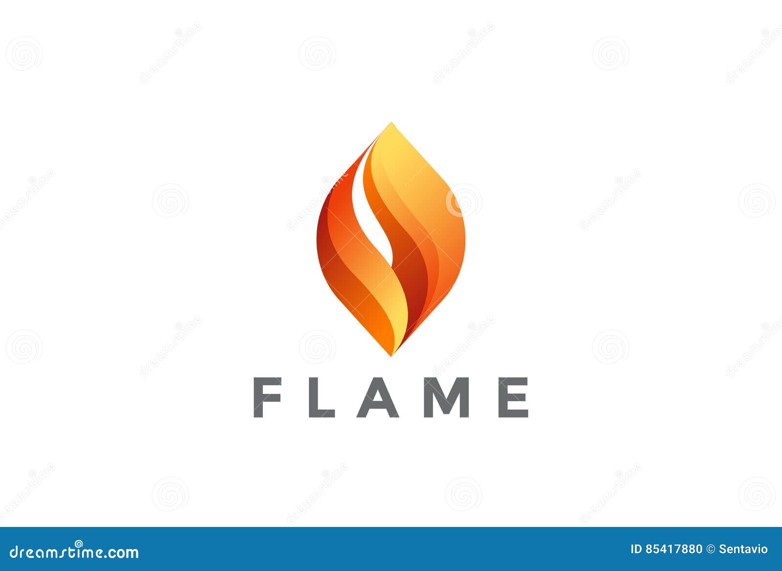fire flame logo  . abstract logotype