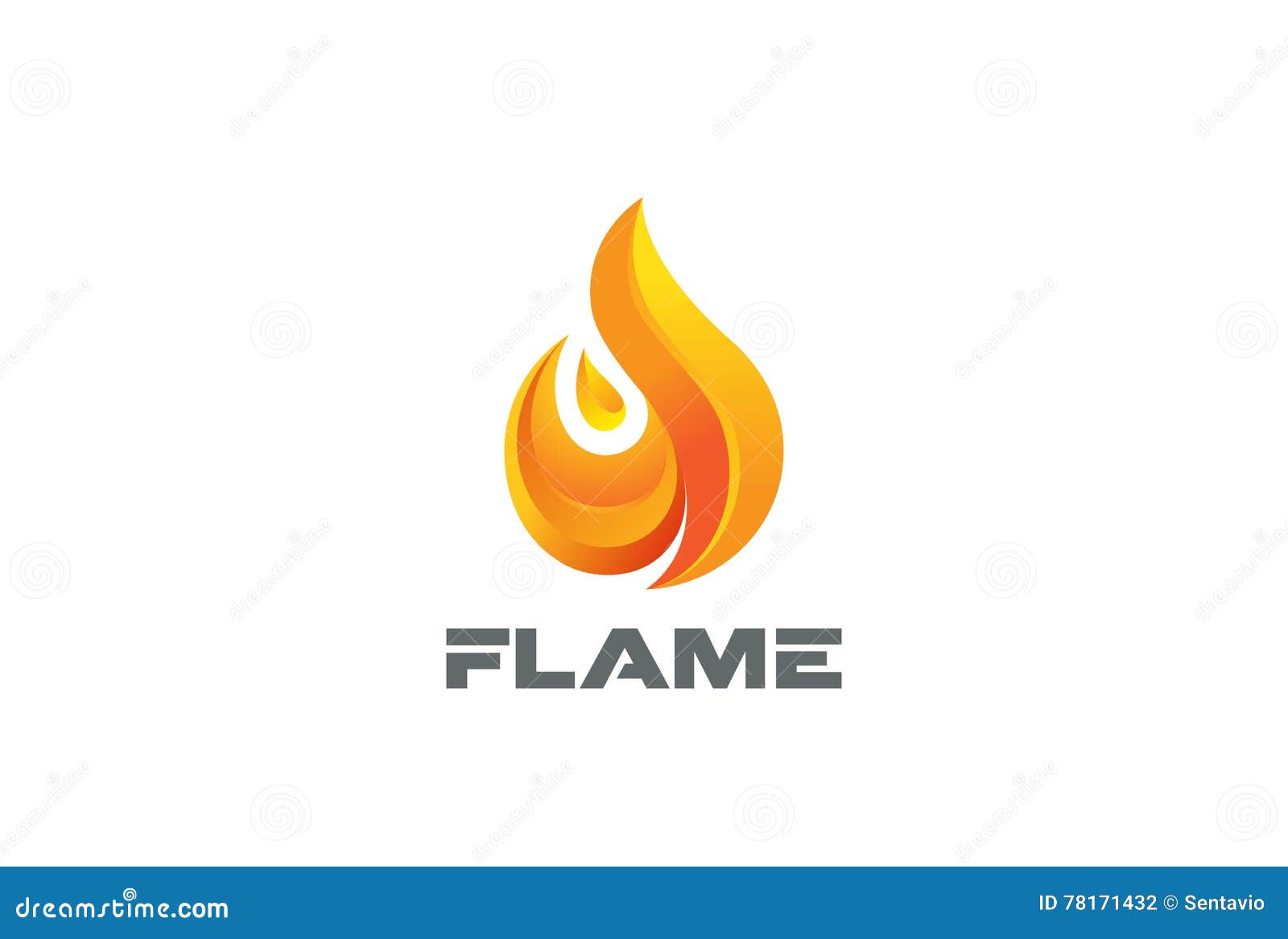 fire flame logo   template.