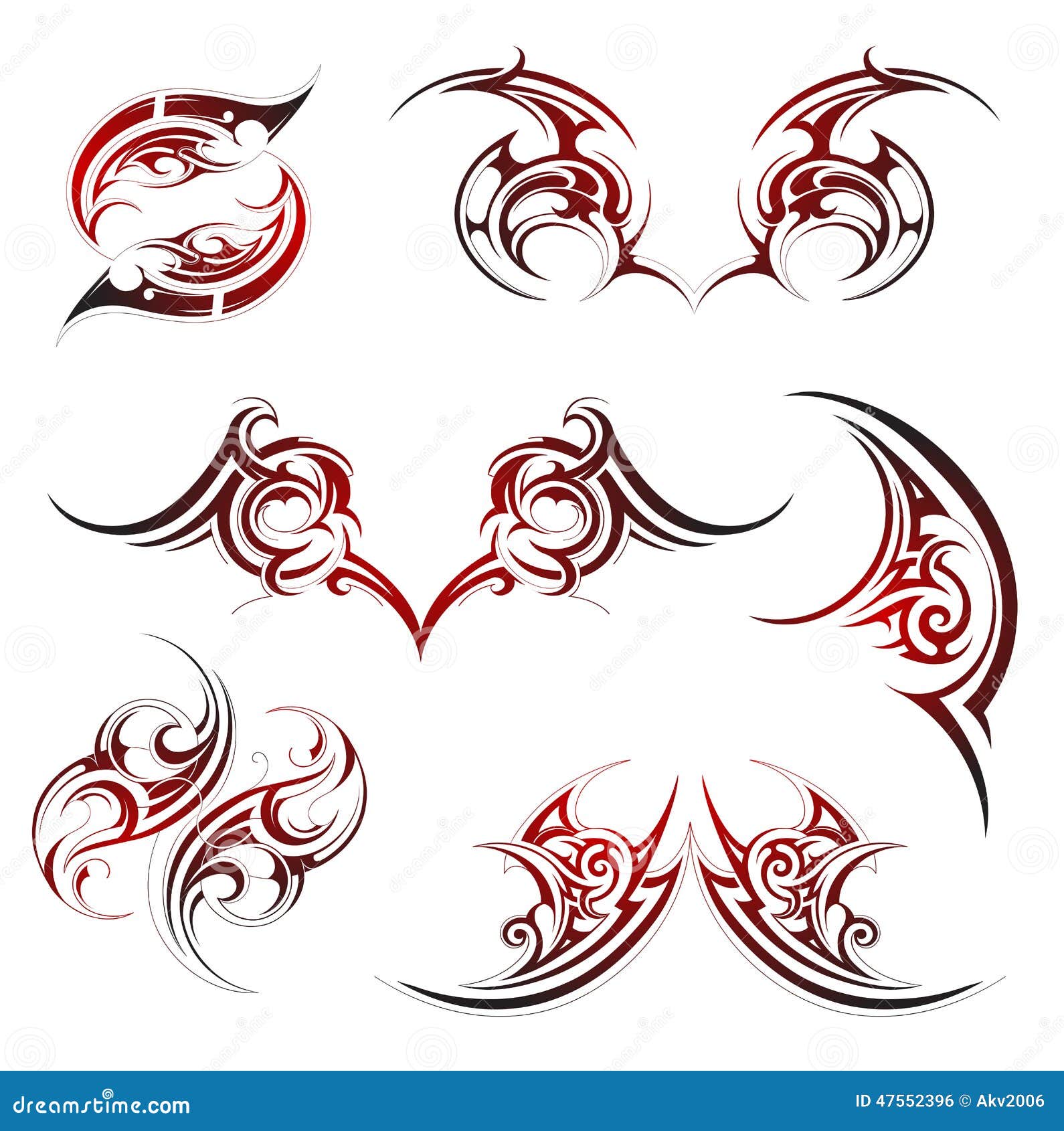 Tribal Armband Set stock vector. Illustration of ornament - 7810174