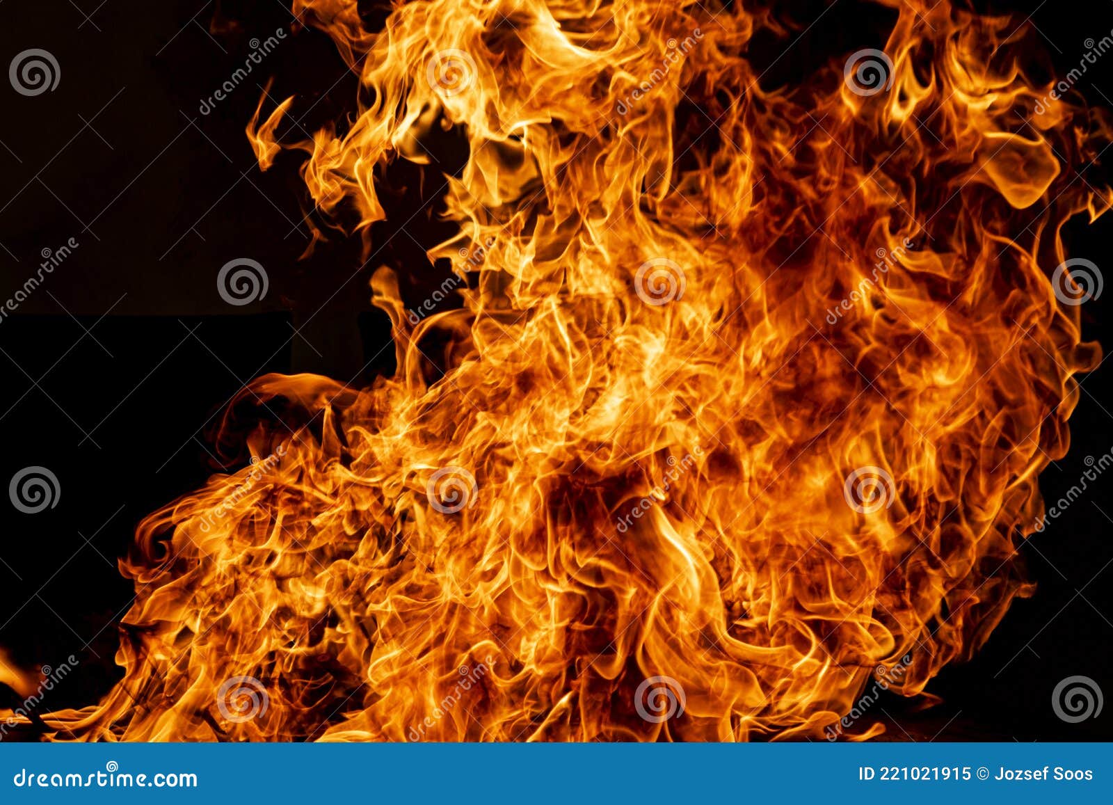 Fire Flame Texture. Burning Material Backdrop. Burn Effect Pattern